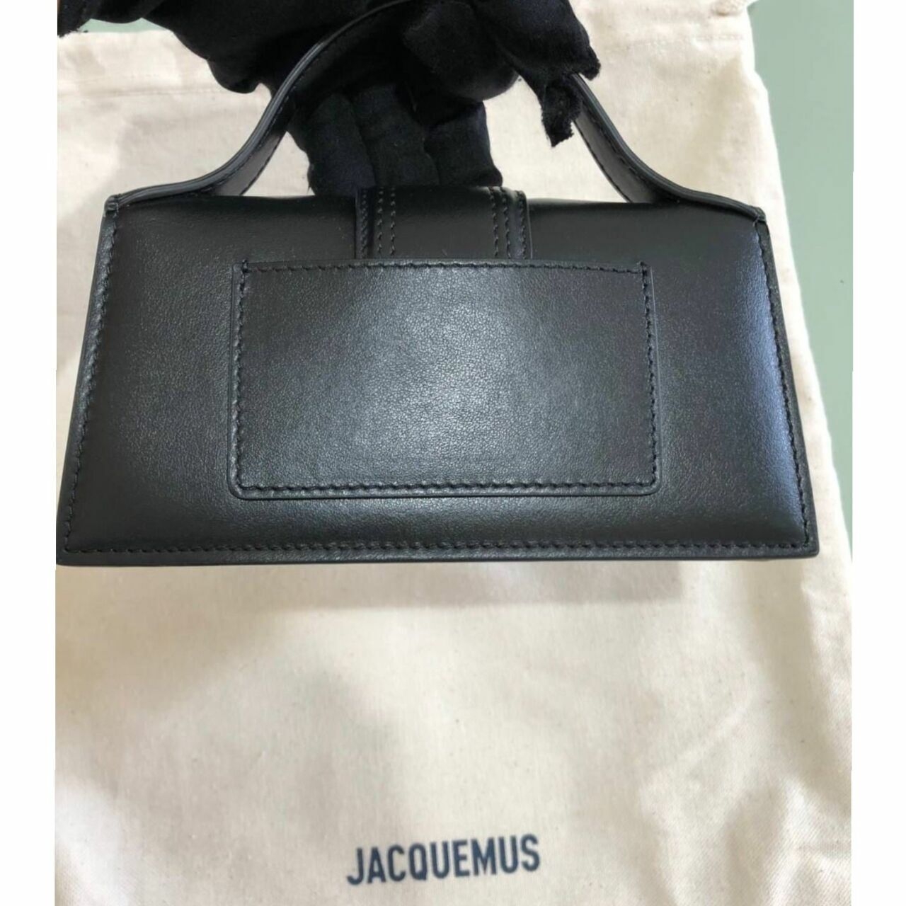 Jacquemus Le Bambino Calfskin Mini Black