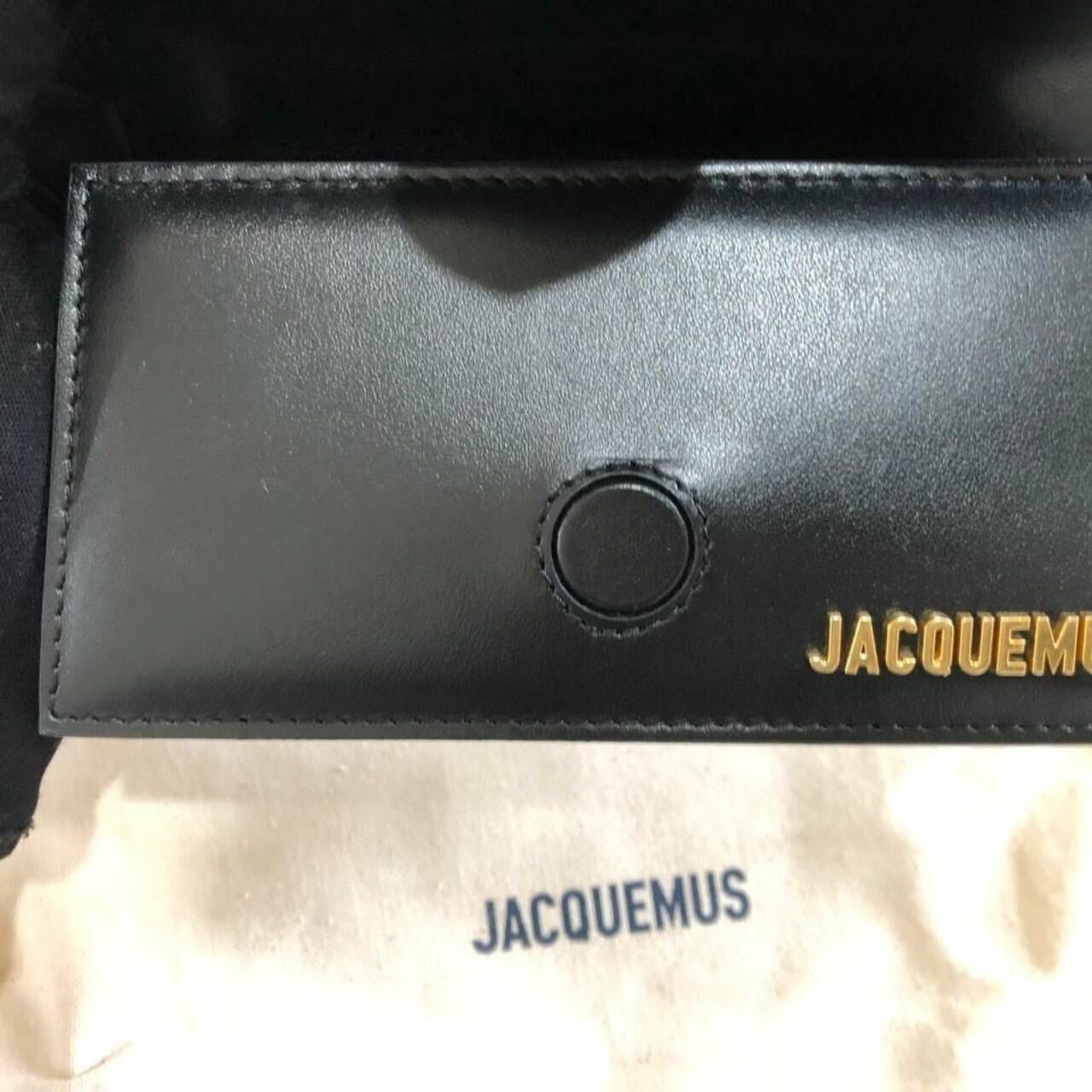 Jacquemus Le Bambino Calfskin Mini Black