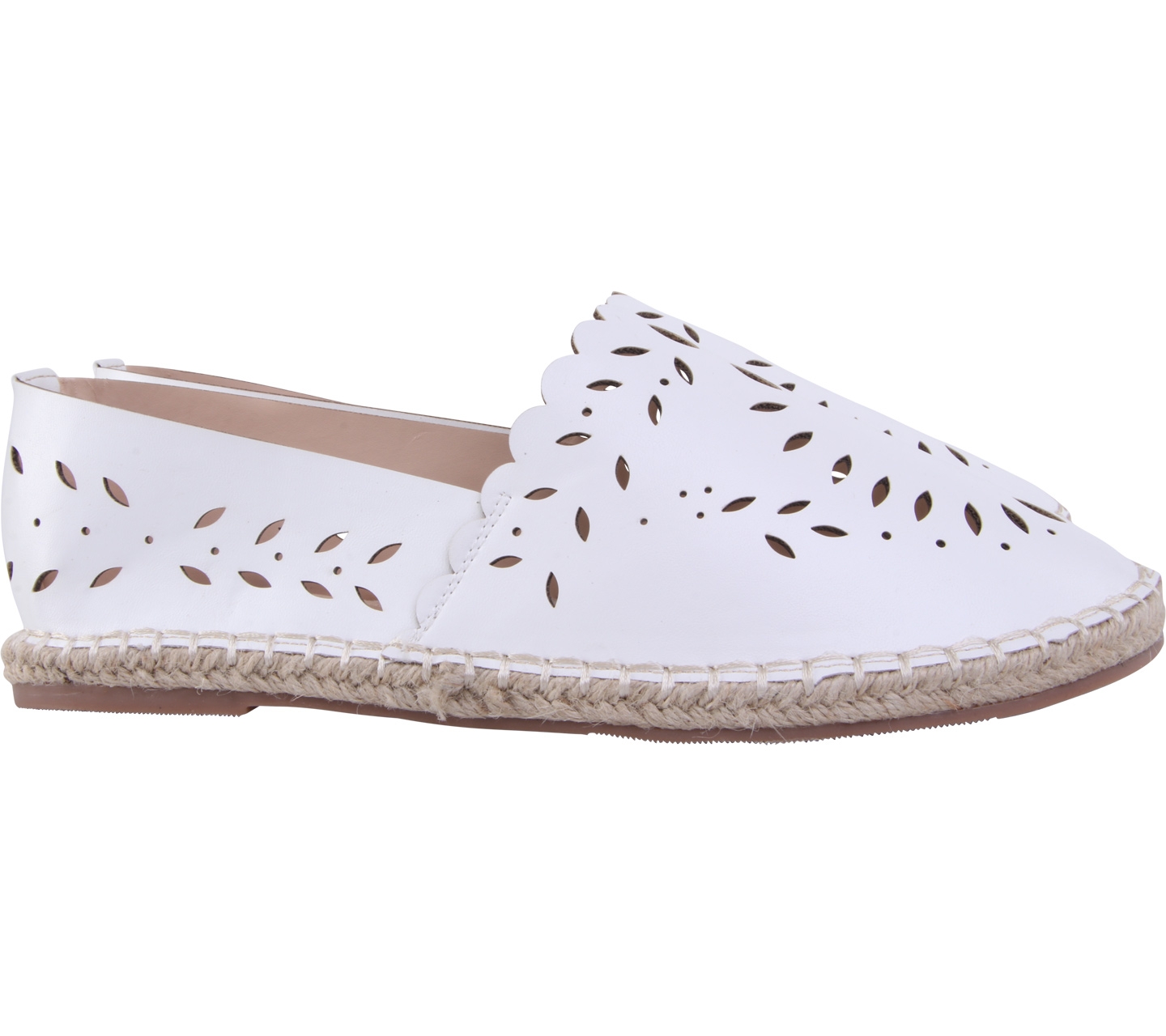 Shein White Slip On Flats