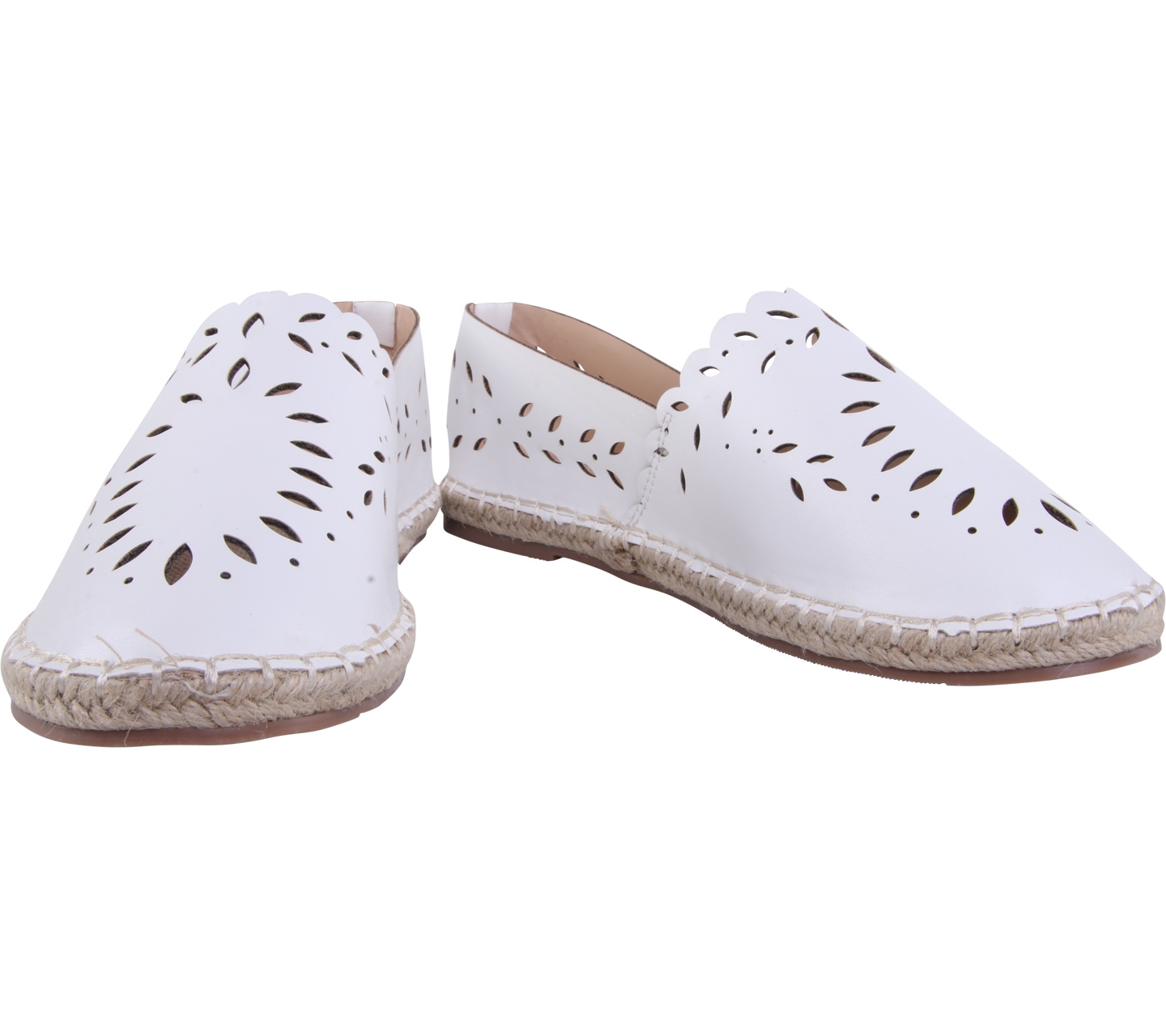 Shein White Slip On Flats