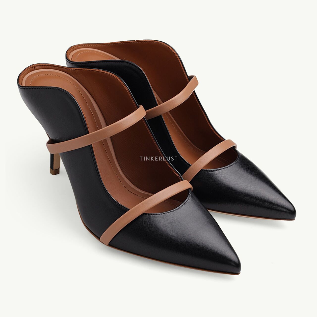 Malone Souliers Maureen Pumps 70mm in Black/Nude Heels