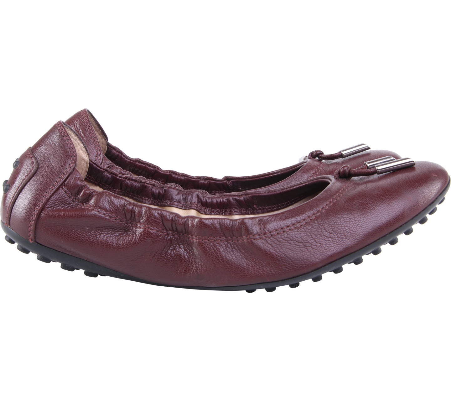 Tod's Burgundy Flats