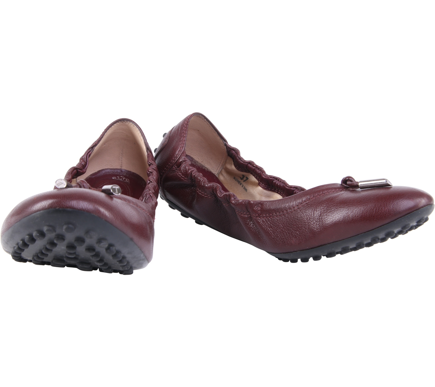 Tod's Burgundy Flats