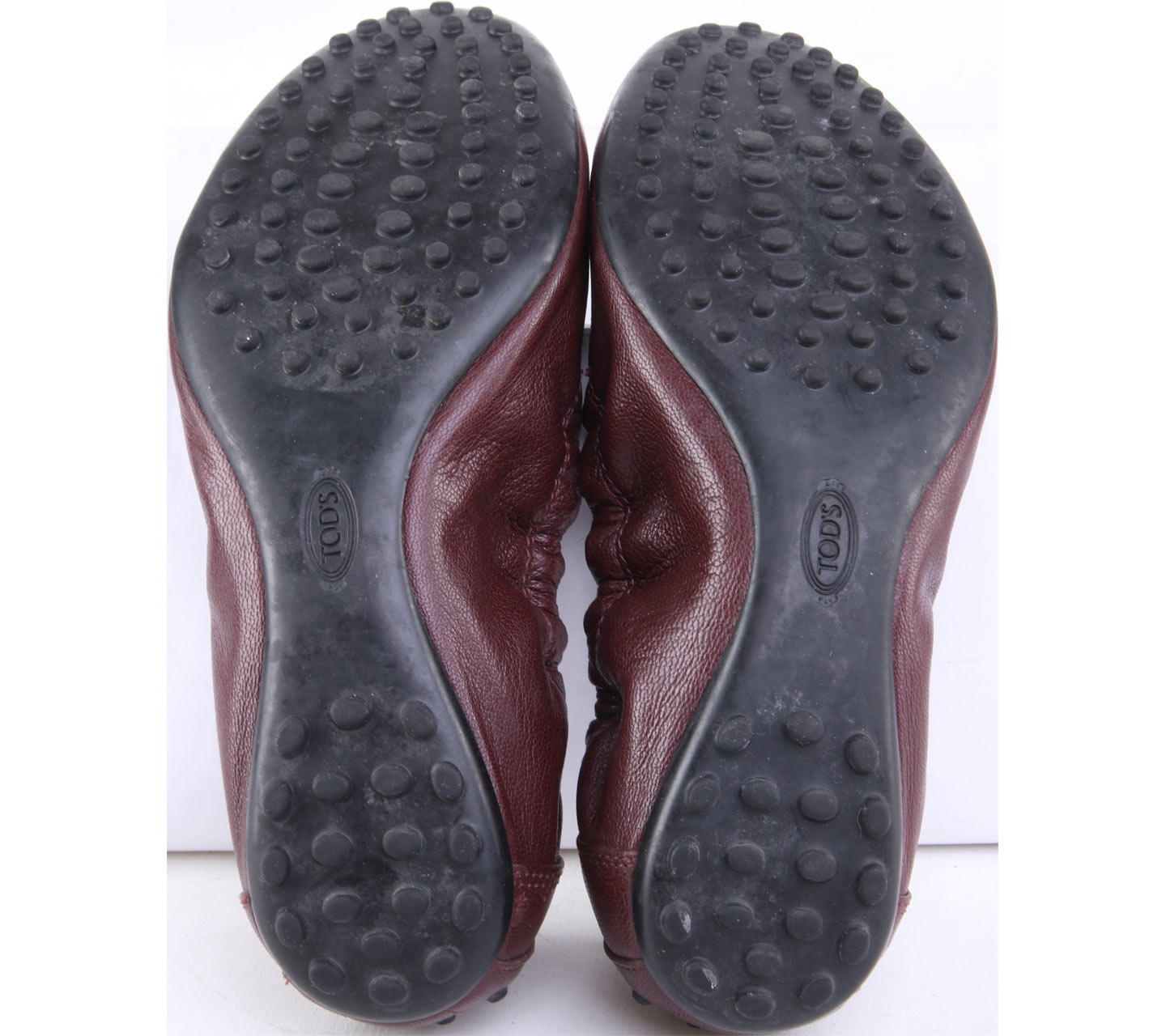 Tod's Burgundy Flats