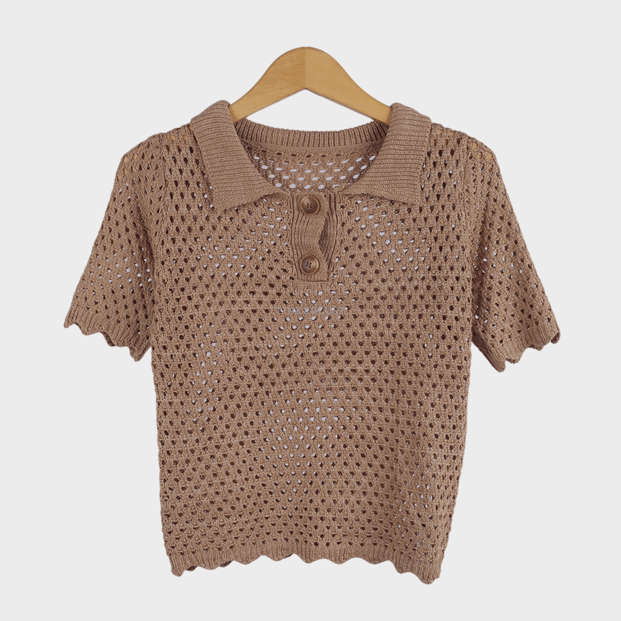 Private Collection Light Brown Blouse