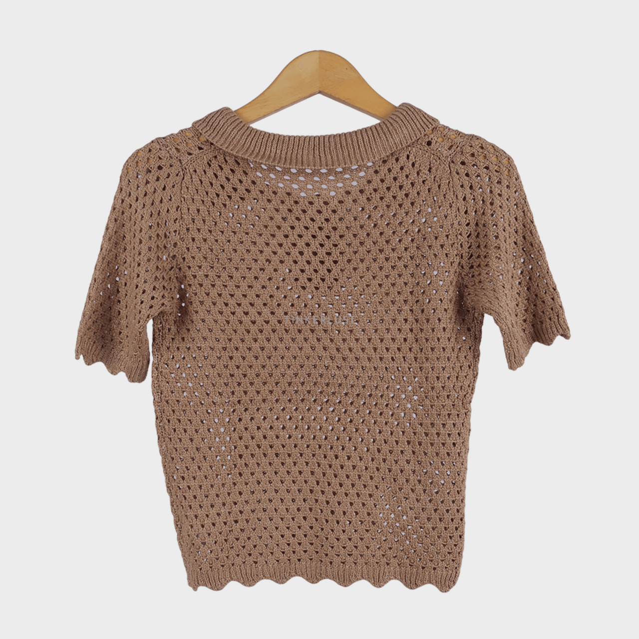 Private Collection Light Brown Blouse