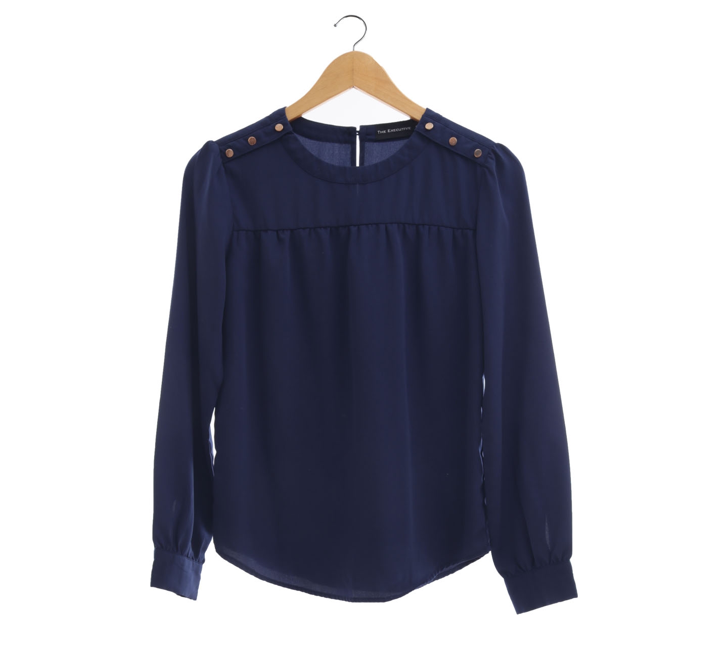 The Executive Dark Blue Blouse