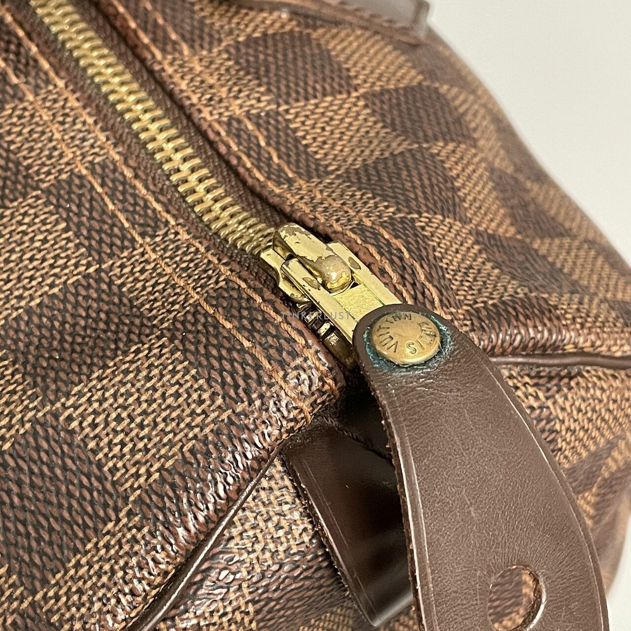 Louis Vuitton Damier Ebene Speedy Handbag