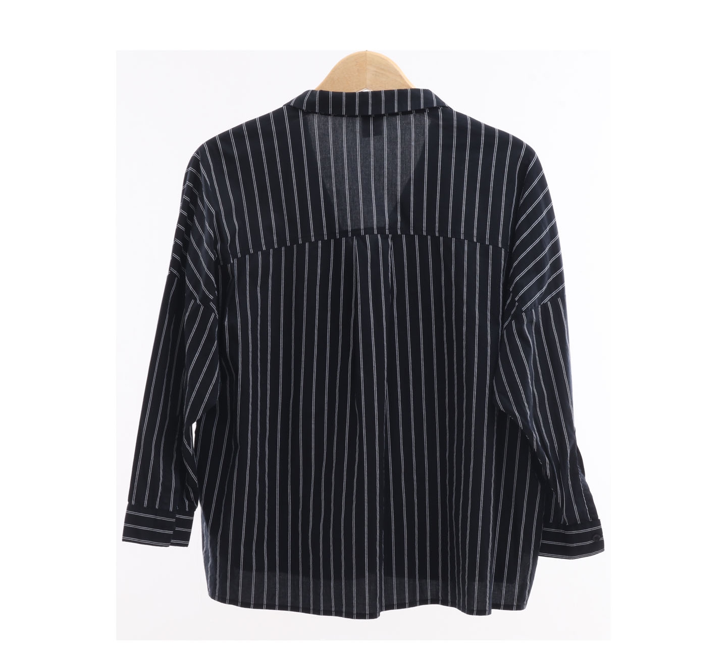 Lalu Black Striped Blouse