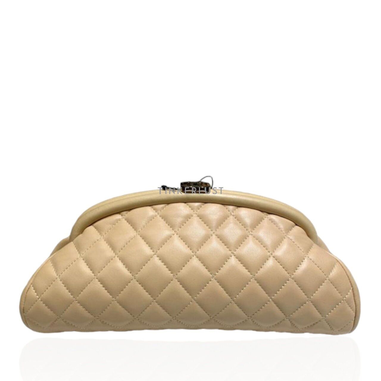 Chanel Timeless Beige Lambskin SHW #12 Clutch 