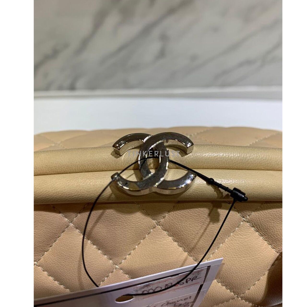 Chanel Timeless Beige Lambskin SHW #12 Clutch 