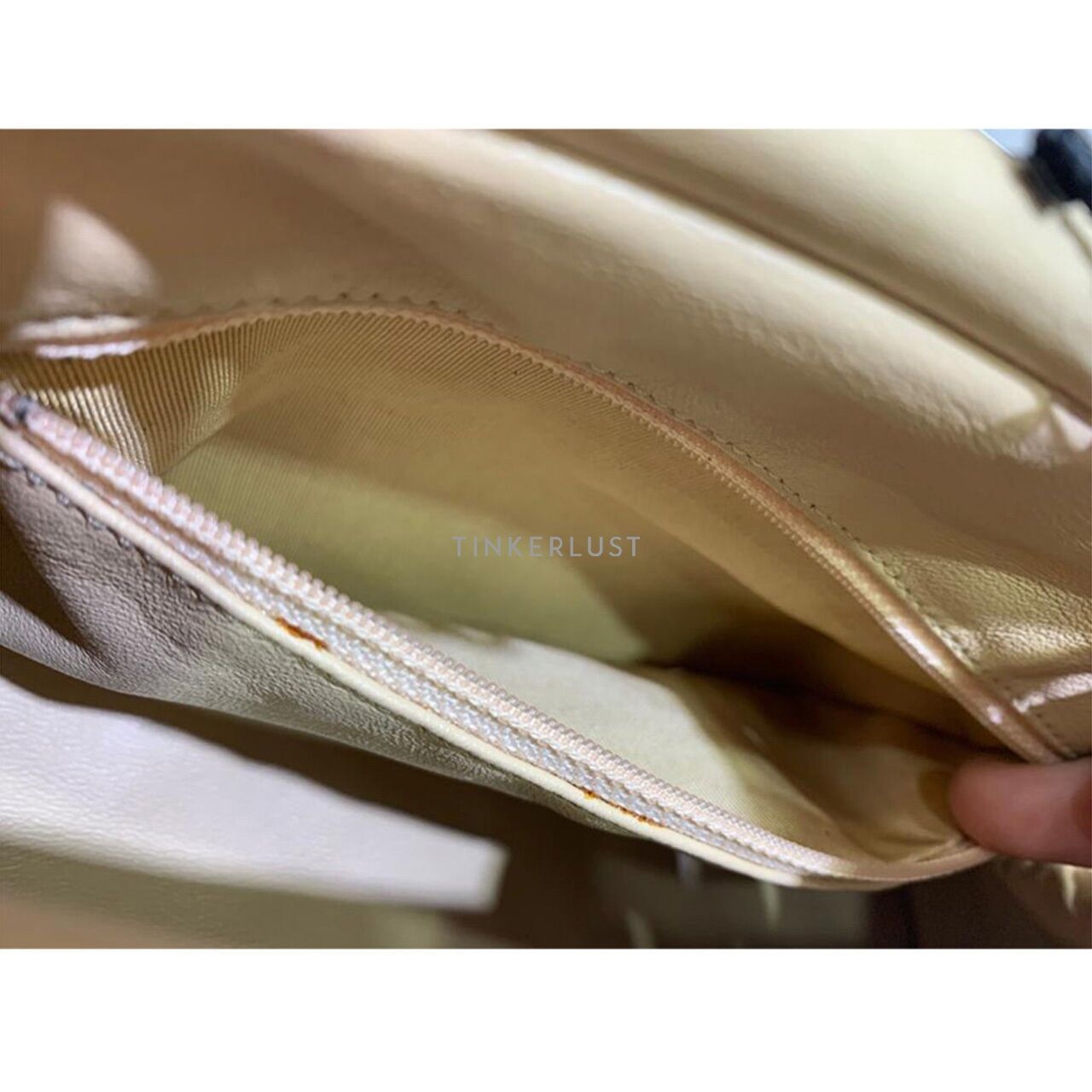 Chanel Timeless Beige Lambskin SHW #12 Clutch 