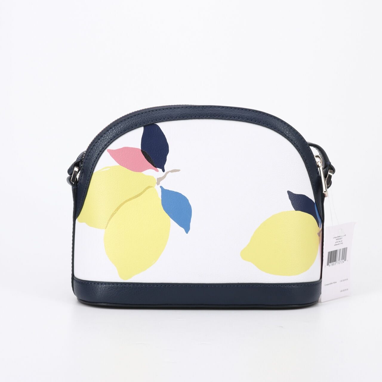 Kate Spade Dome Crossbody Sylvia Lemon Zest X-large White/Multi