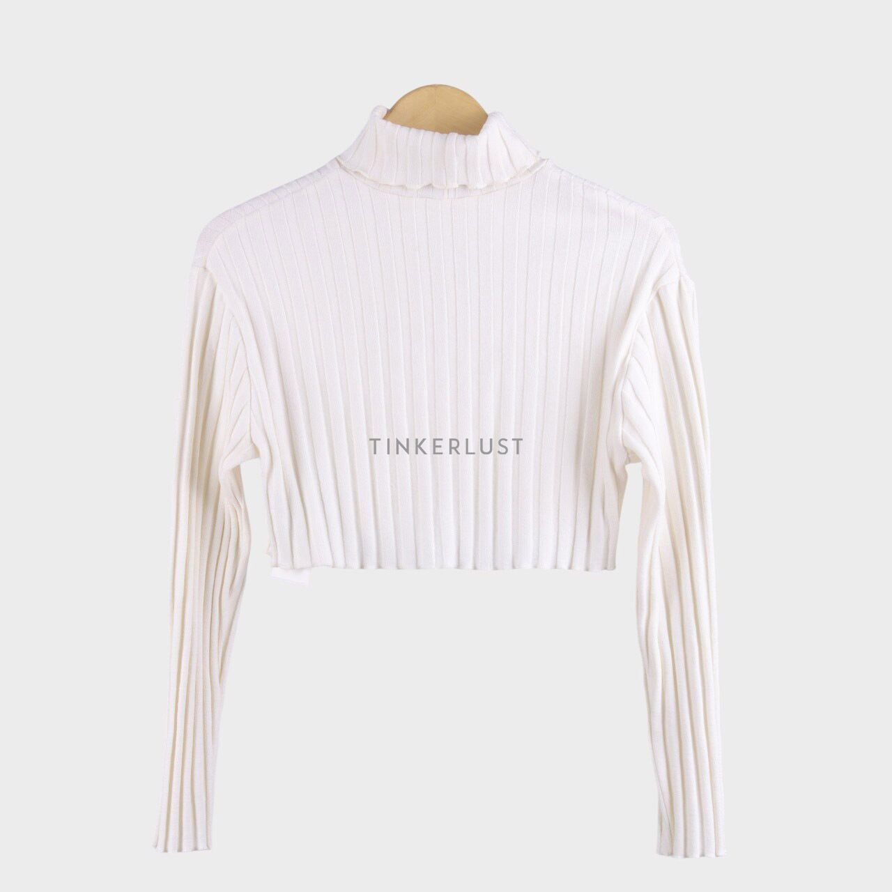 Zara Off White Cropped Blouse