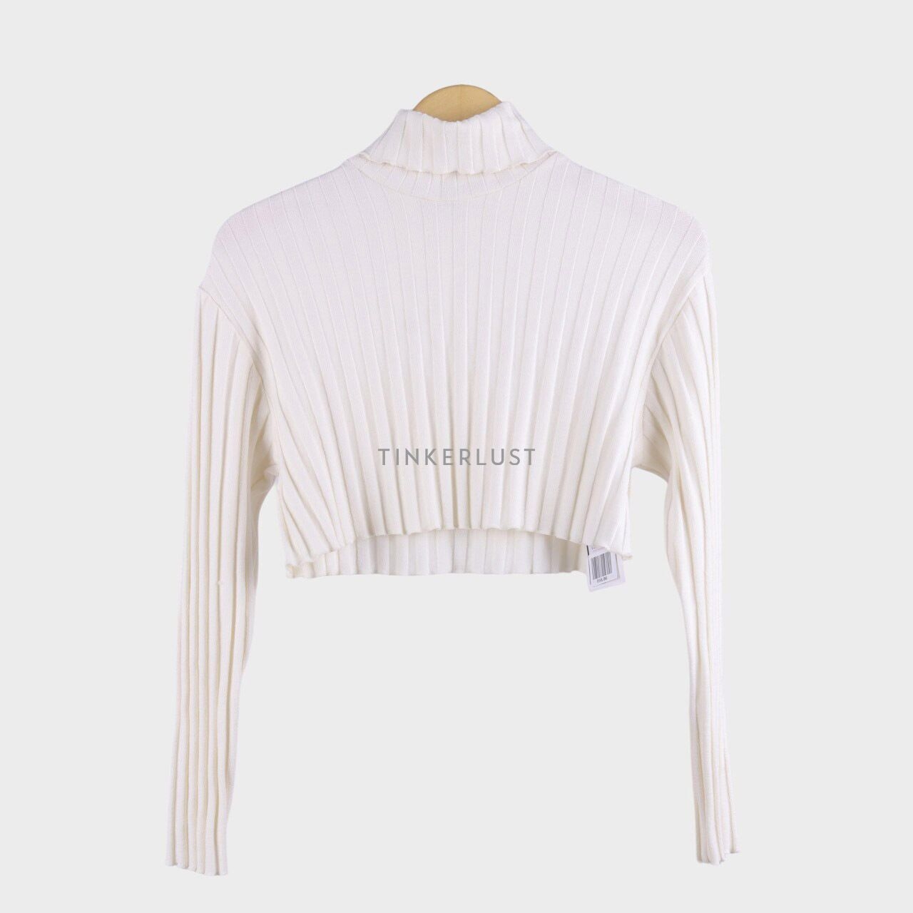 Zara Off White Cropped Blouse