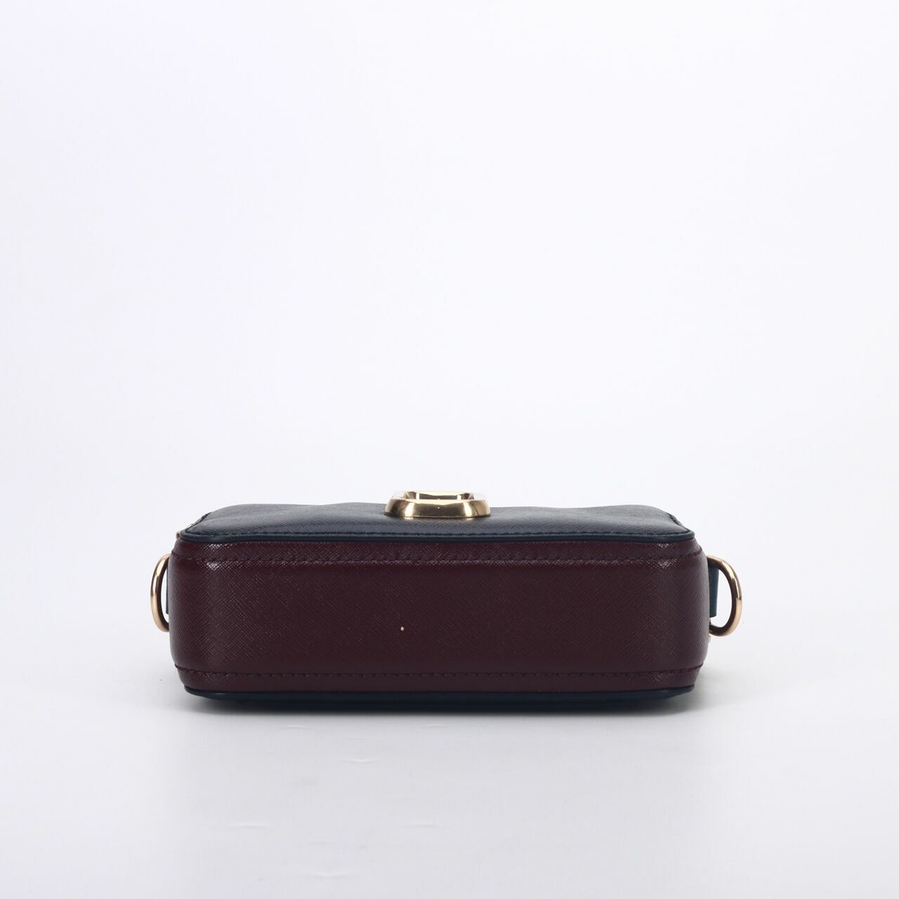 Marc Jacobs Snapshot Camera Black & Maroon Sling Bag