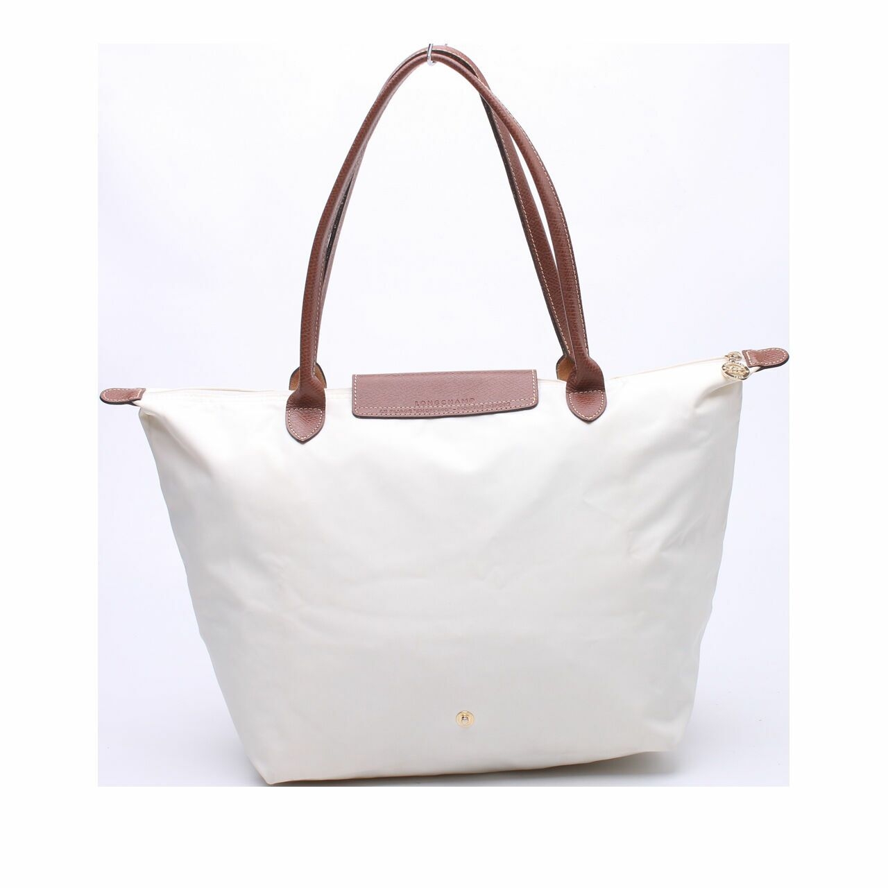 Longchamp White Tote Bag