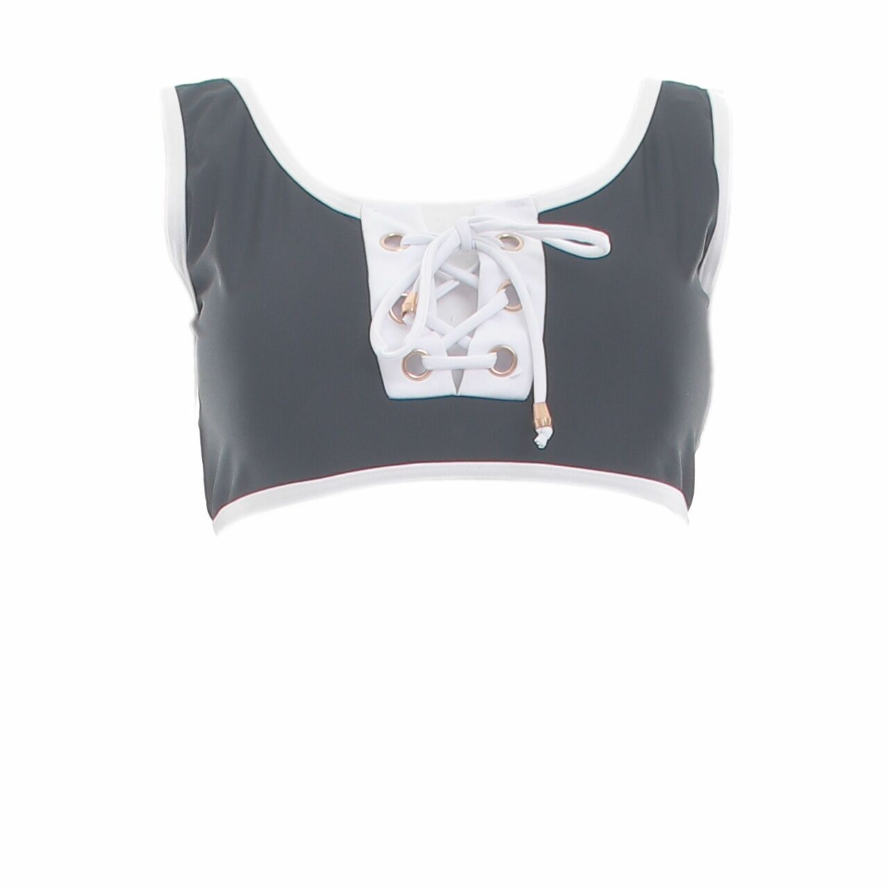 Private Collection Black & White Crop Sleeveless