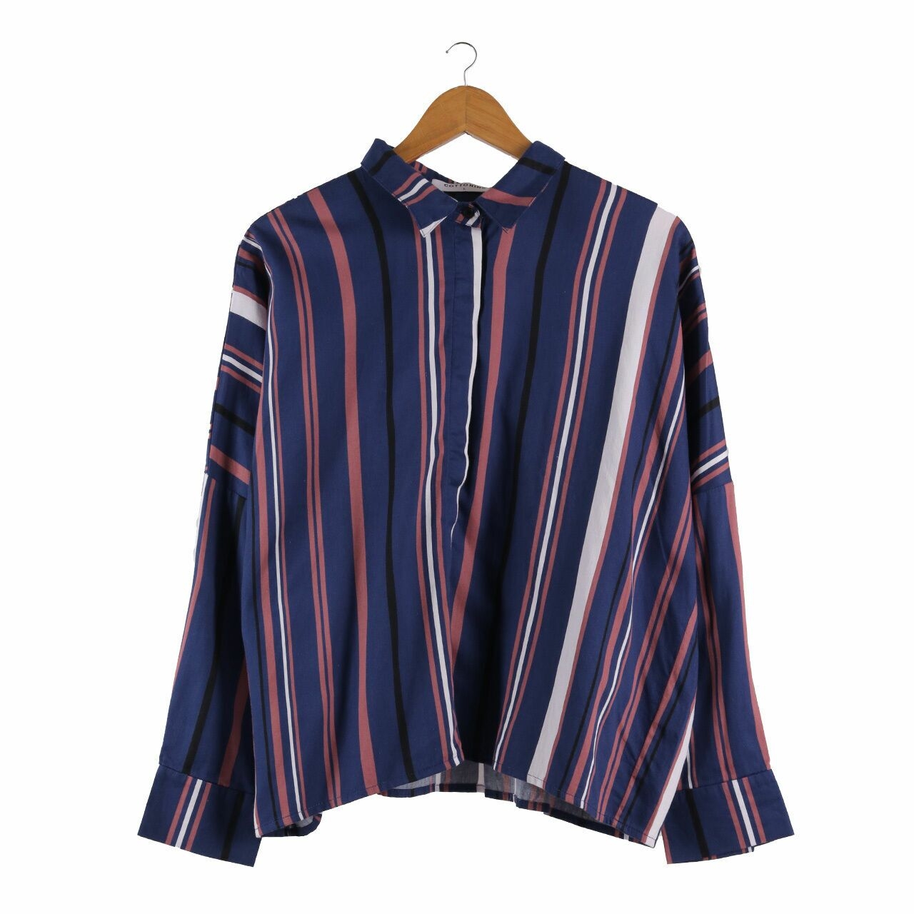 Cotton Ink Multi Stripes Blouse