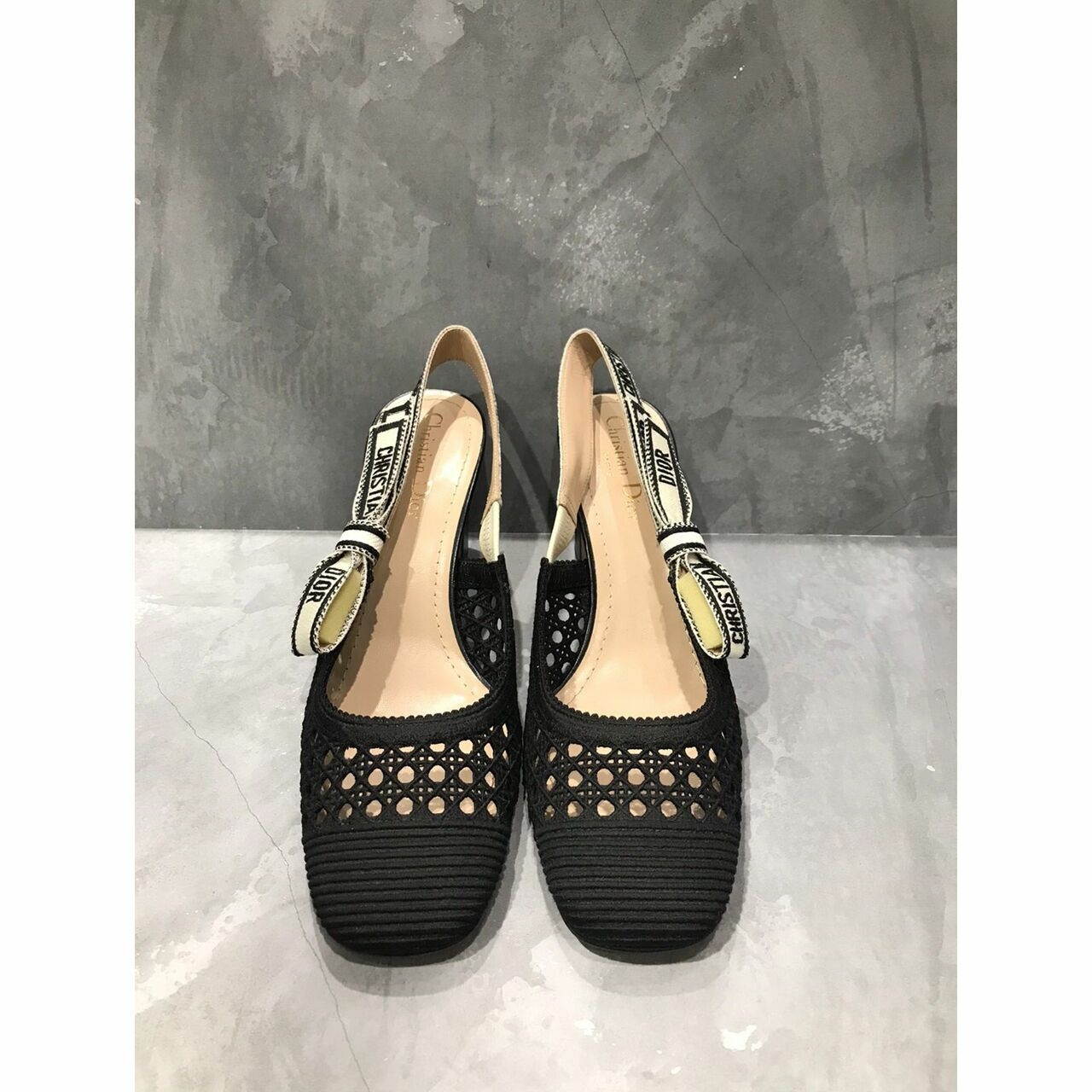 Christian Dior J’adior Slingback Black Block Heels