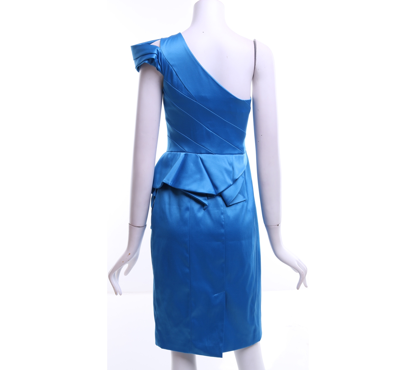 Karen Millen Blue One Shoulder Mini Dress