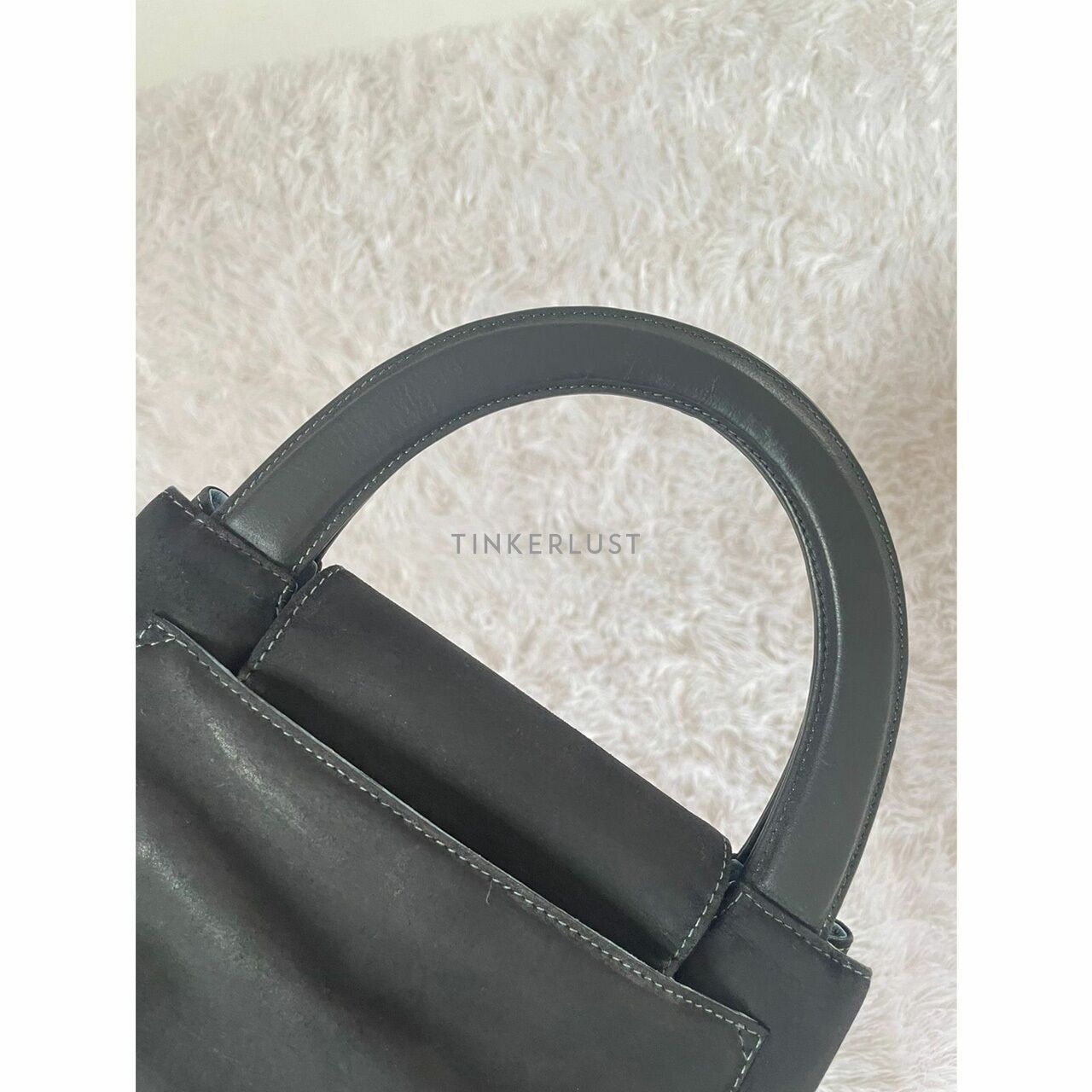 Chanel Kelly Mini Suede Black #5 GHW Handbag