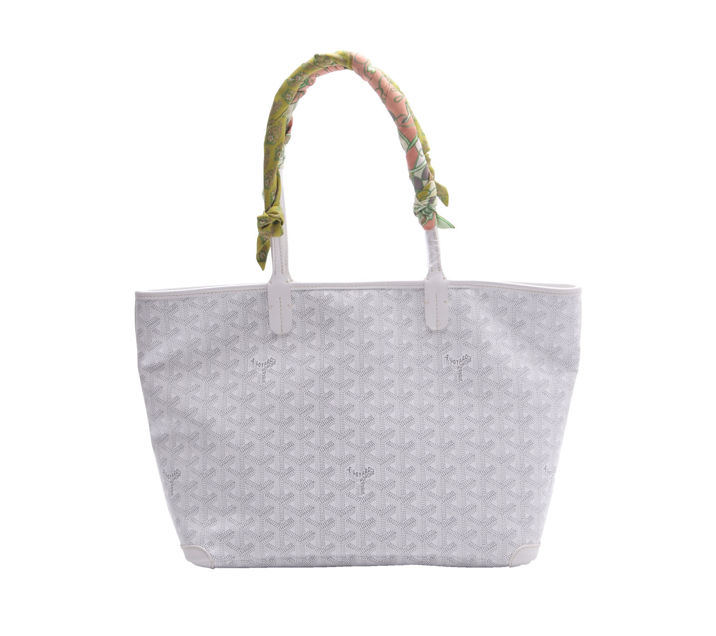 Goyard White Tote Bag