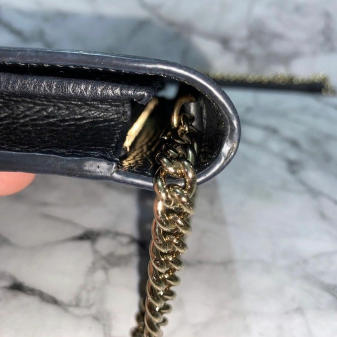 Gucci Wallet On Chain Interlocking Black