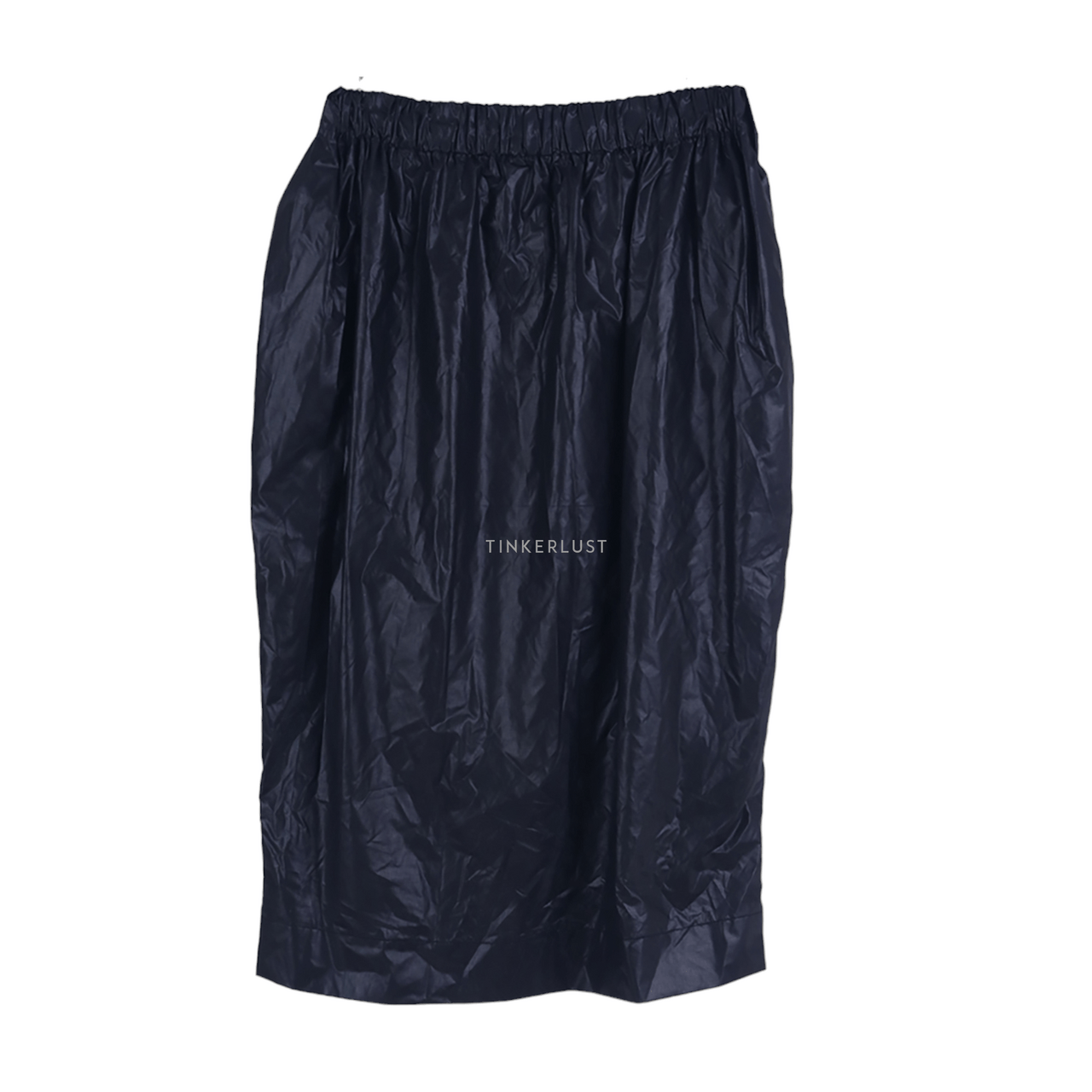 Yuan Black Midi Skirt