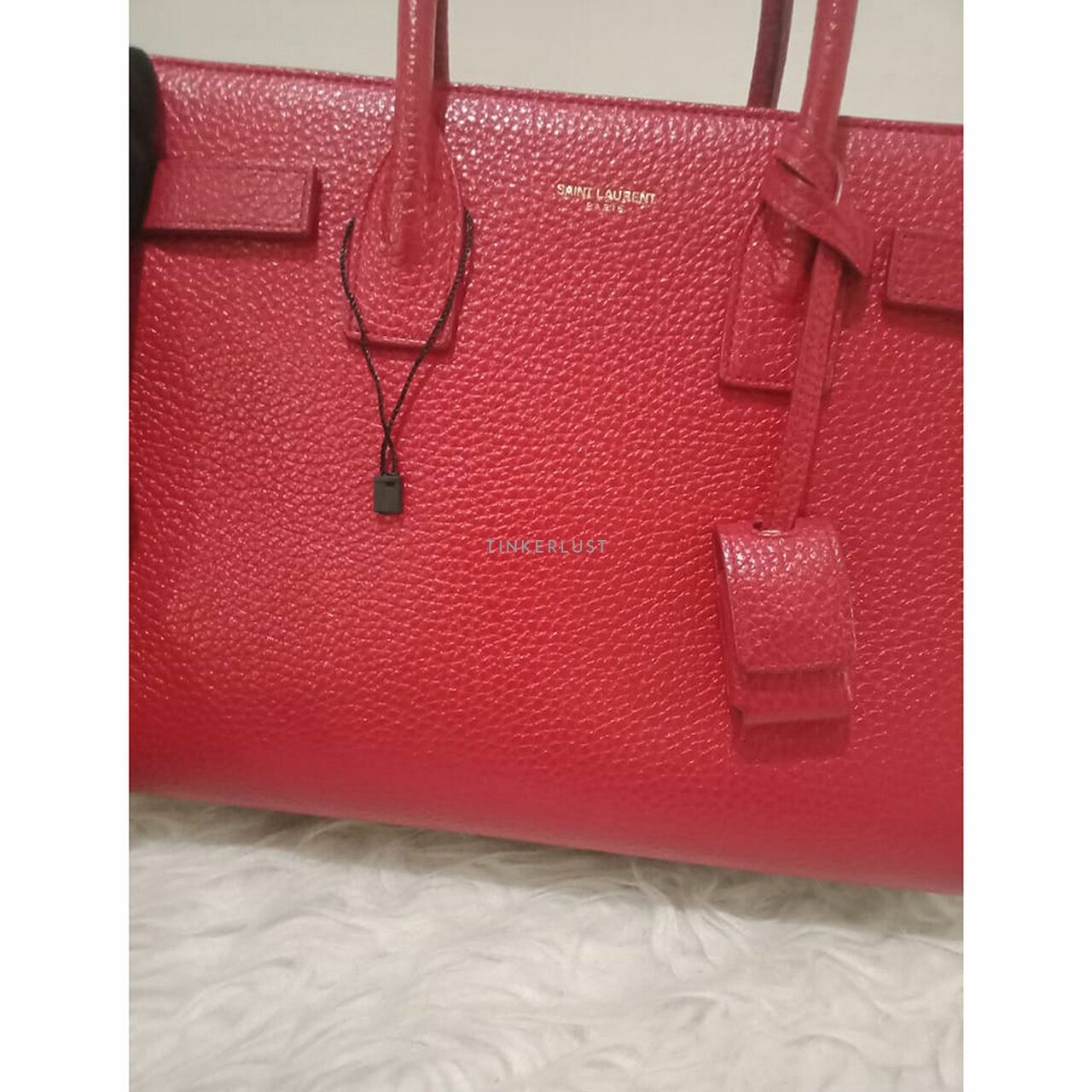 Yves Saint Laurent Sac de Jour Baby Red Lipstick Grain Leather 2016