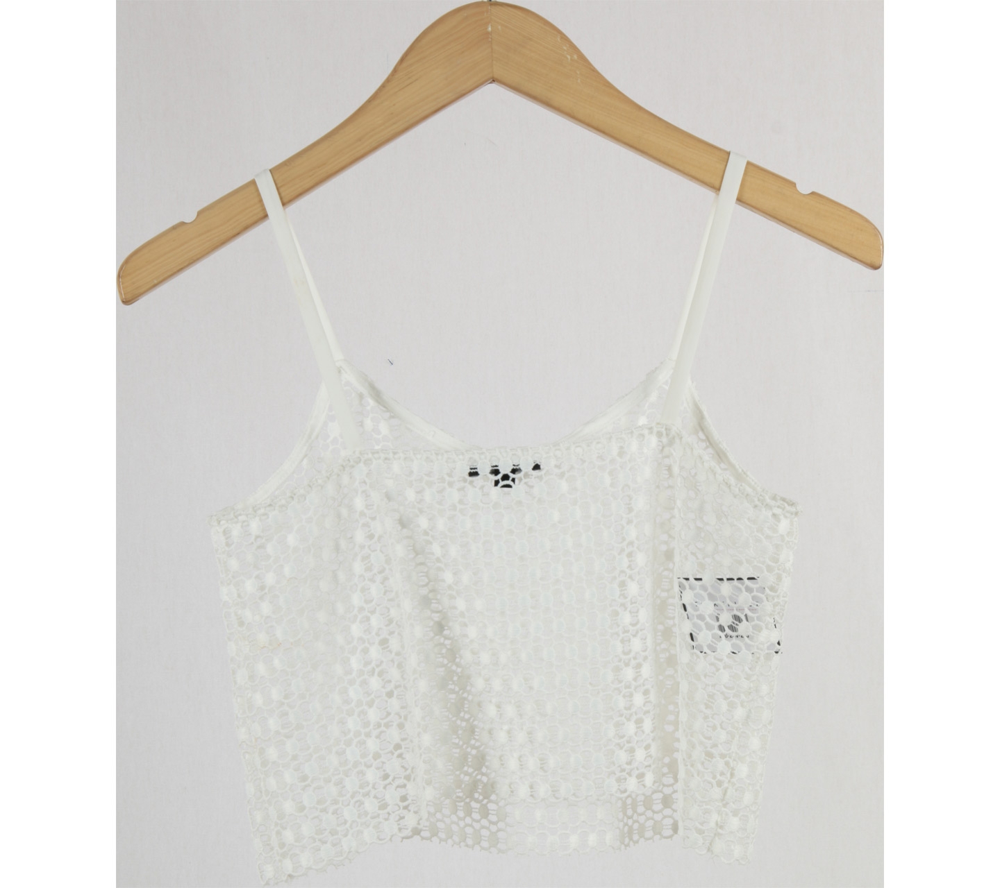 Cloth Inc White See Thrue Sleeveless