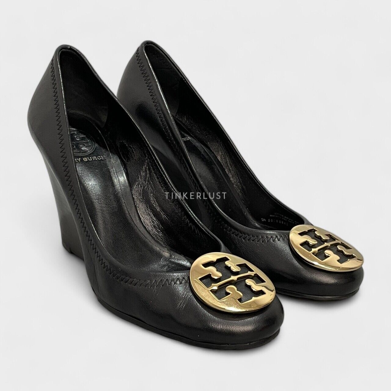 Tory Burch Sophie Black Wedges