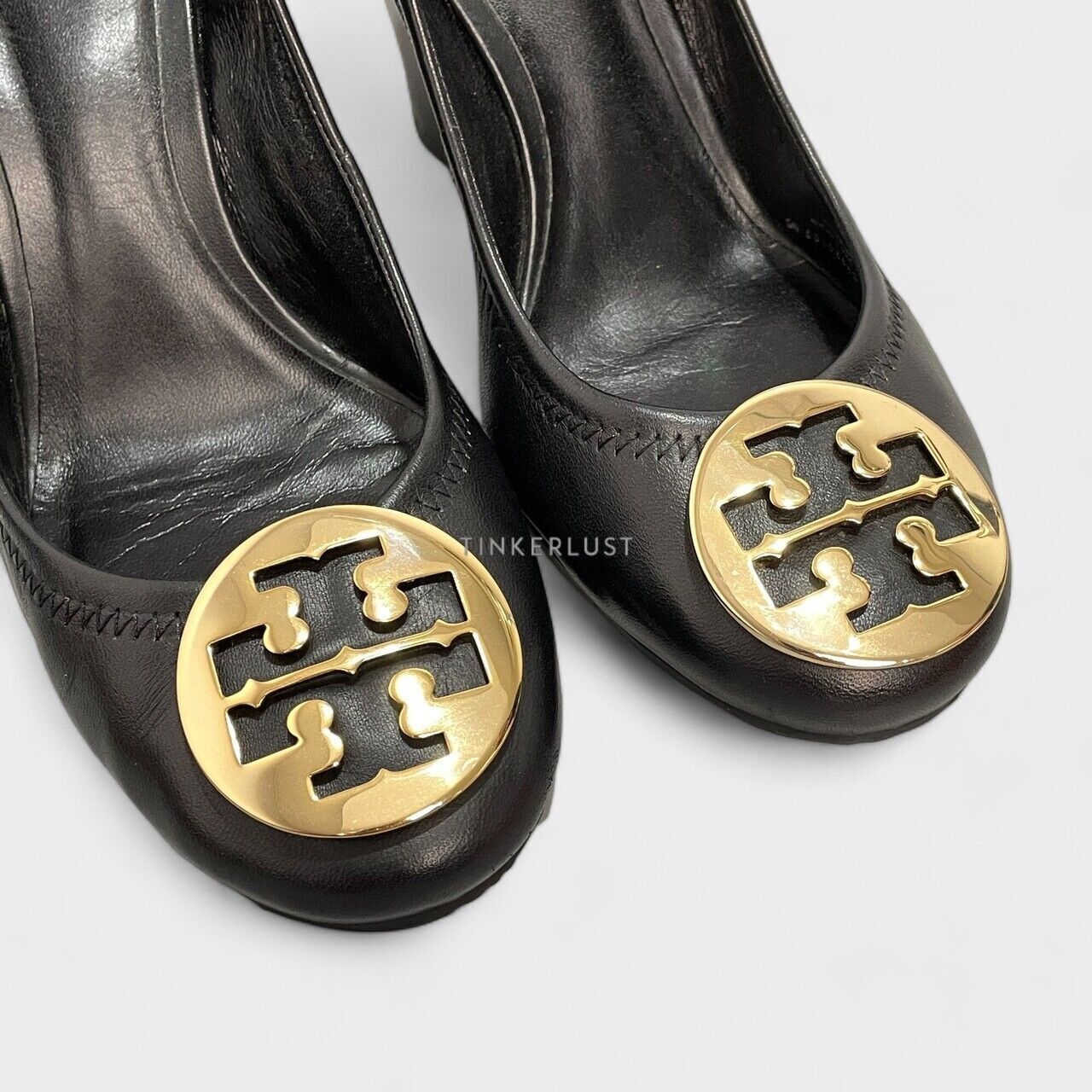 Tory Burch Sophie Black Wedges