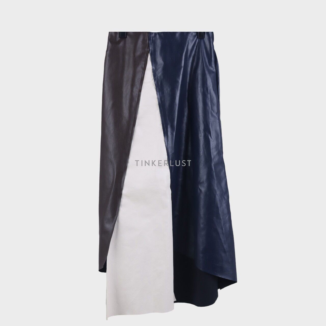 Private Collection Multi Leather Maxi Skirt