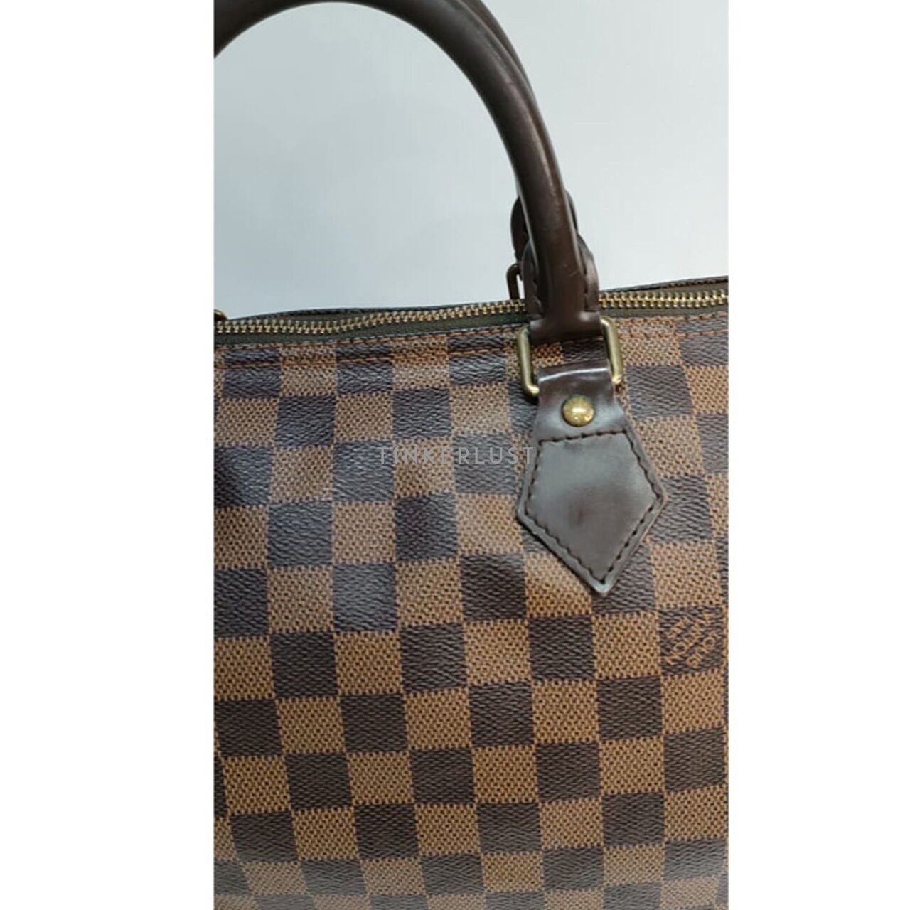 Louis Vuitton Speedy 30 Damier Ebene Canvas 2013 GHW Handbag