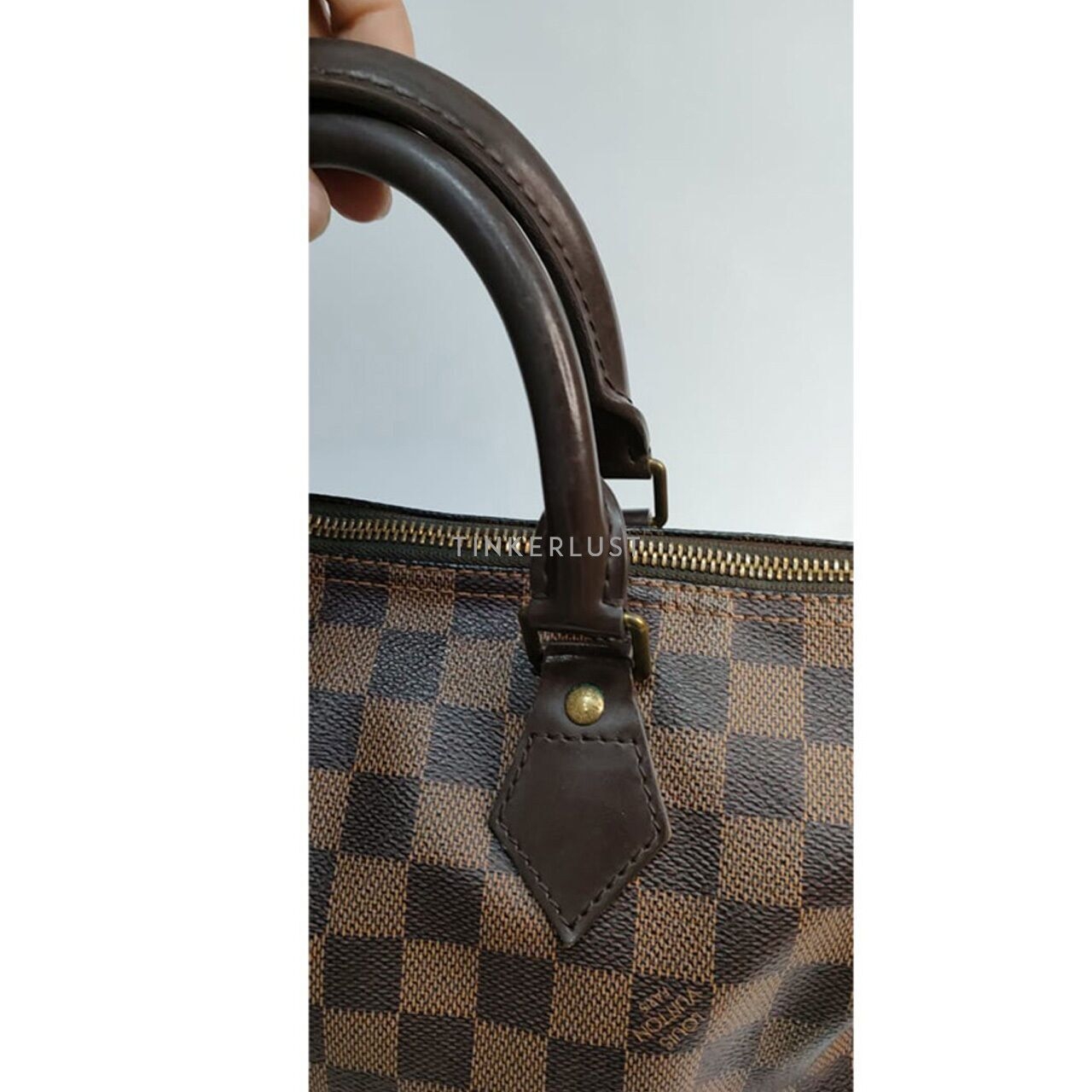 Louis Vuitton Speedy 30 Damier Ebene Canvas 2013 GHW Handbag