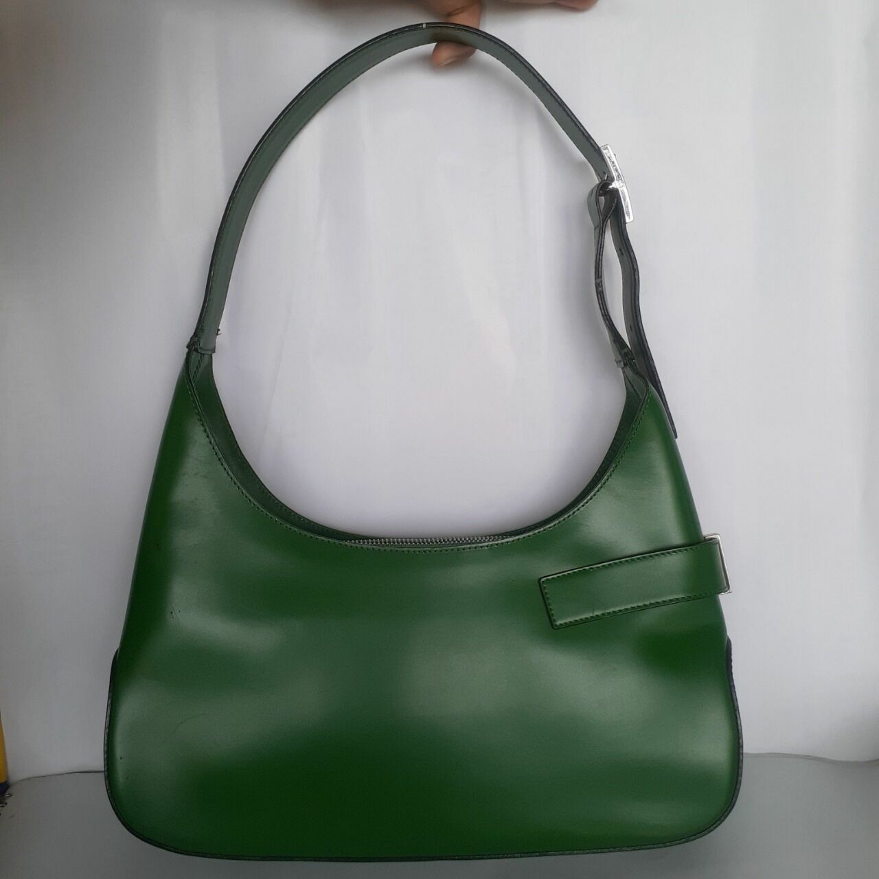 Salvatore Ferragamo Green Shoulder Bag