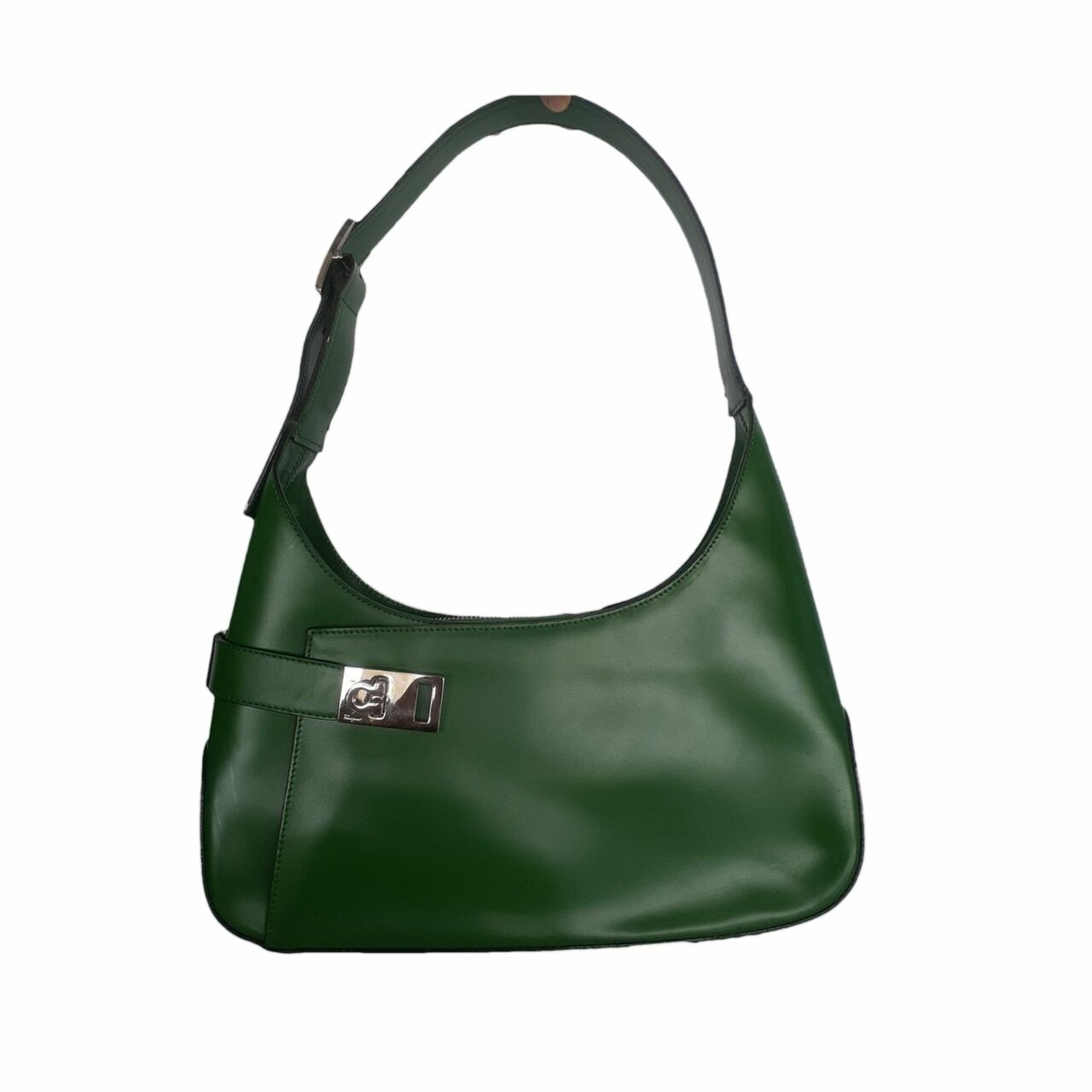 Salvatore Ferragamo Green Shoulder Bag