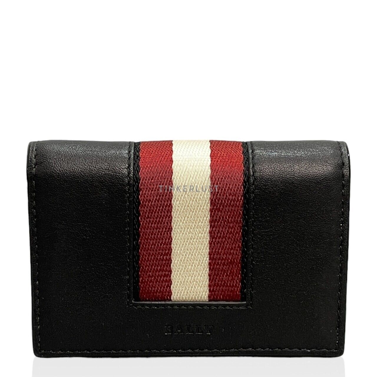 Bally Balee Bovine Plain Black Bi-Fold Wallet