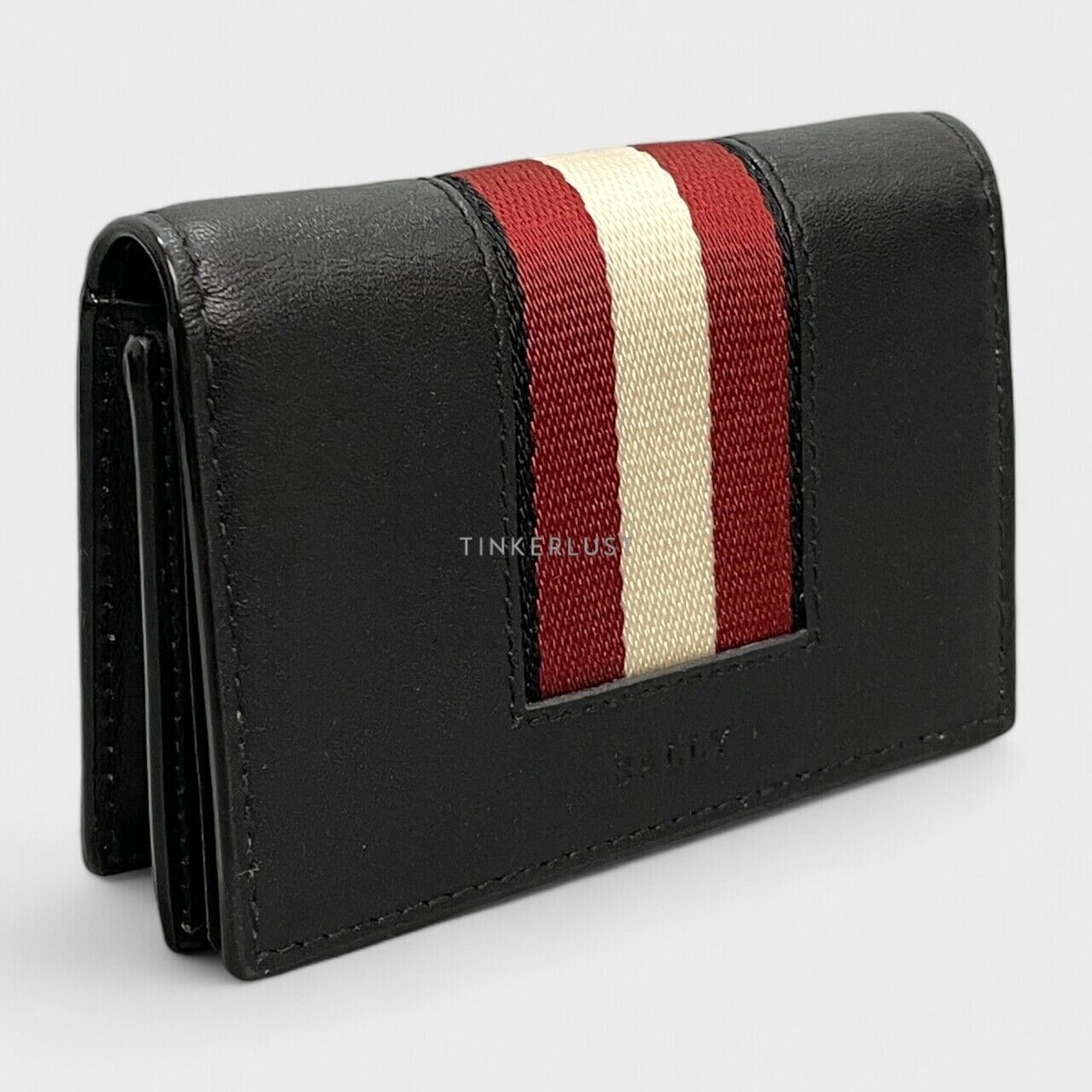 Bally Balee Bovine Plain Black Bi-Fold Wallet