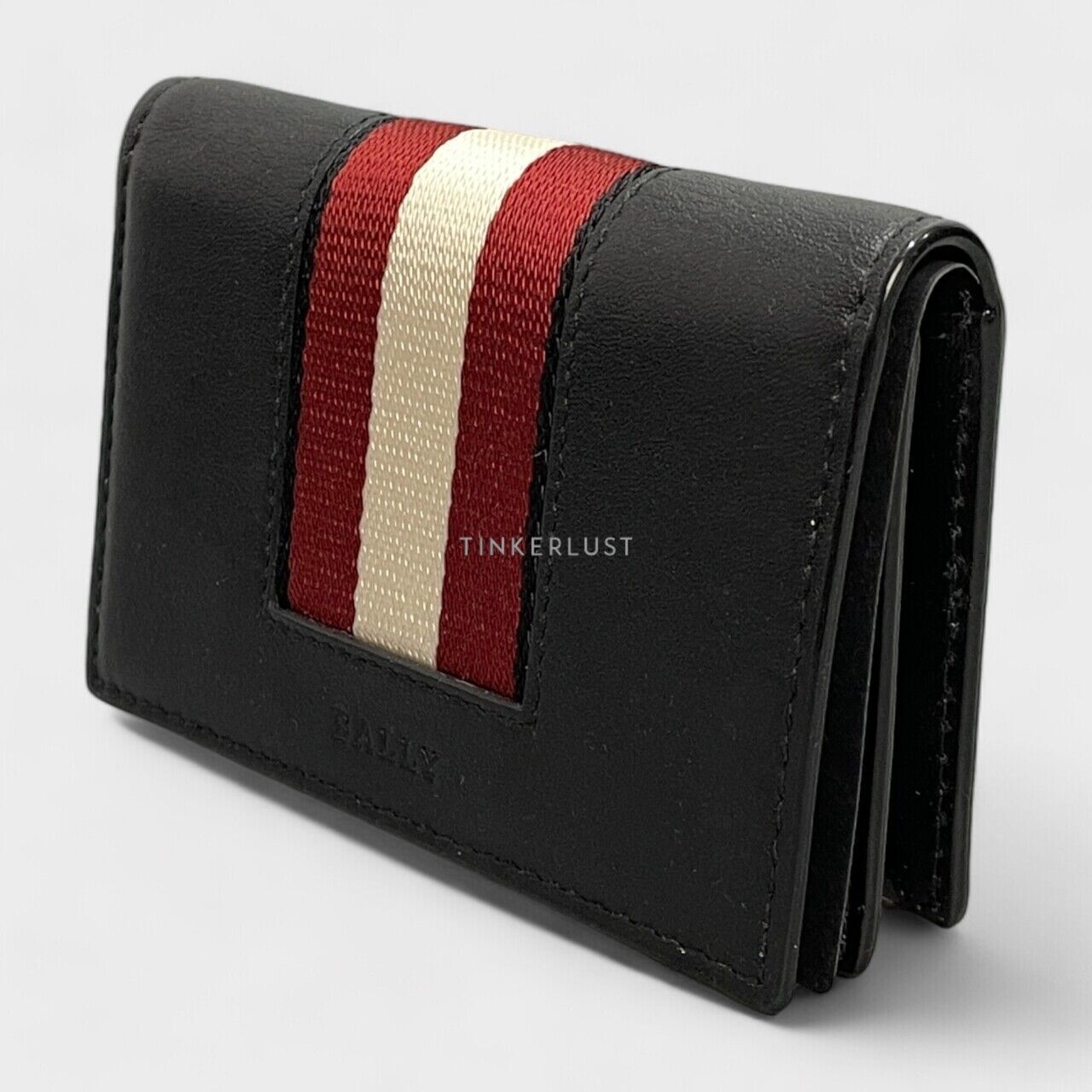 Bally Balee Bovine Plain Black Bi-Fold Wallet