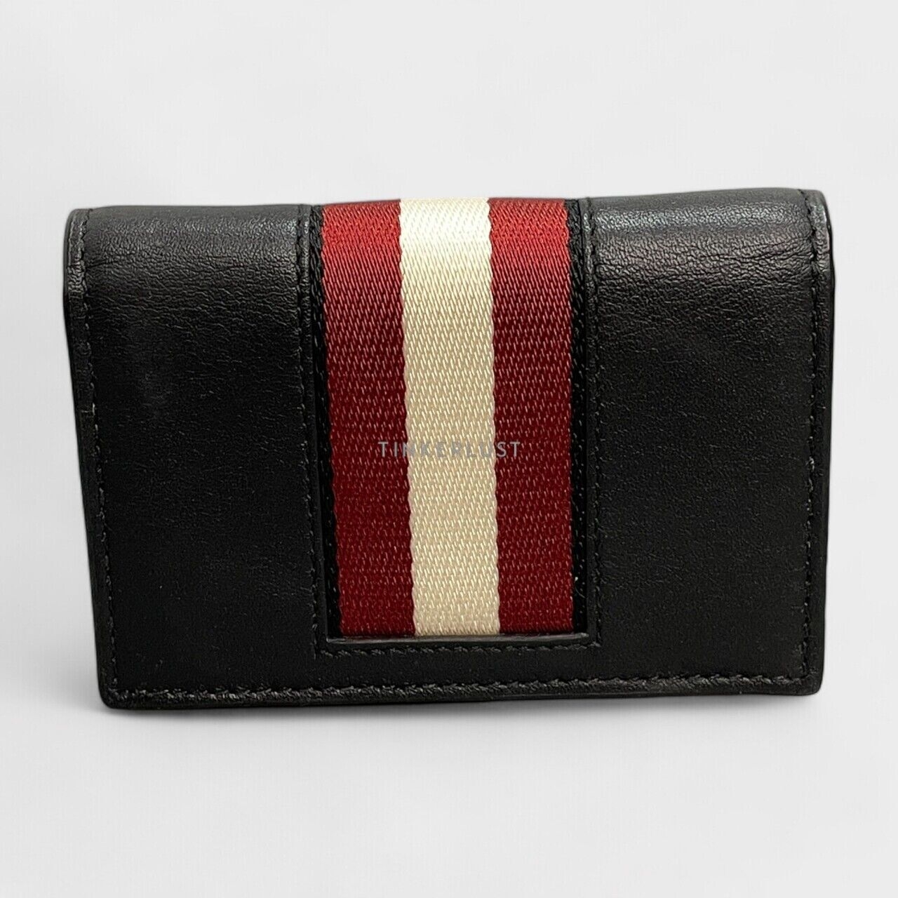 Bally Balee Bovine Plain Black Bi-Fold Wallet