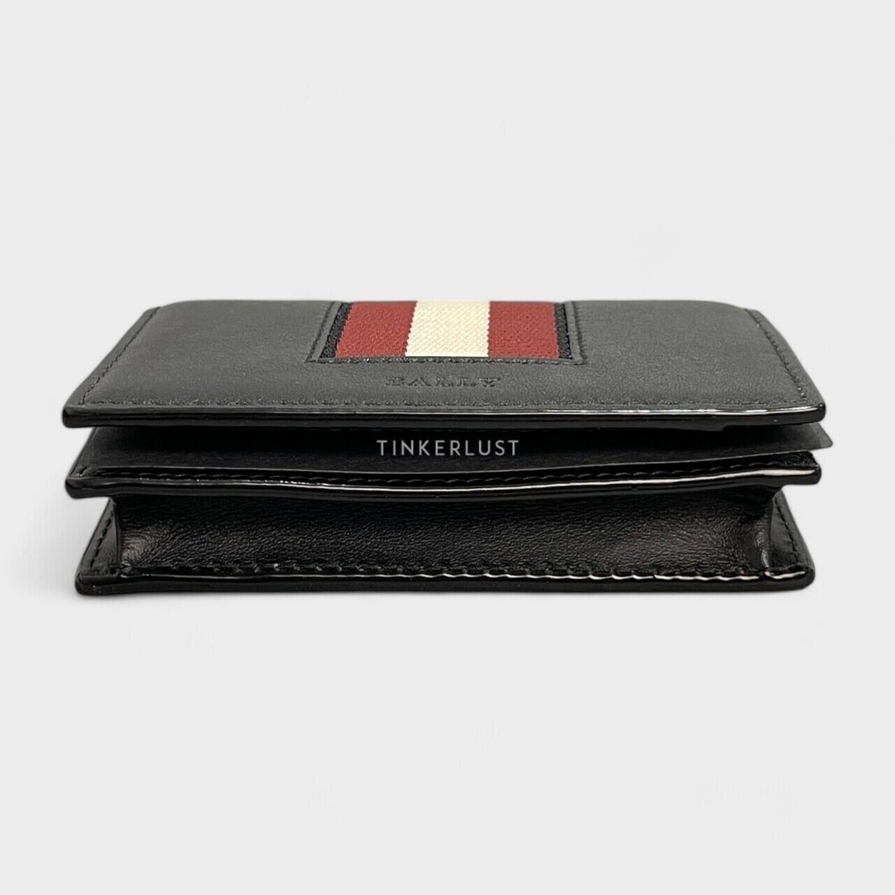 Bally Balee Bovine Plain Black Bi-Fold Wallet