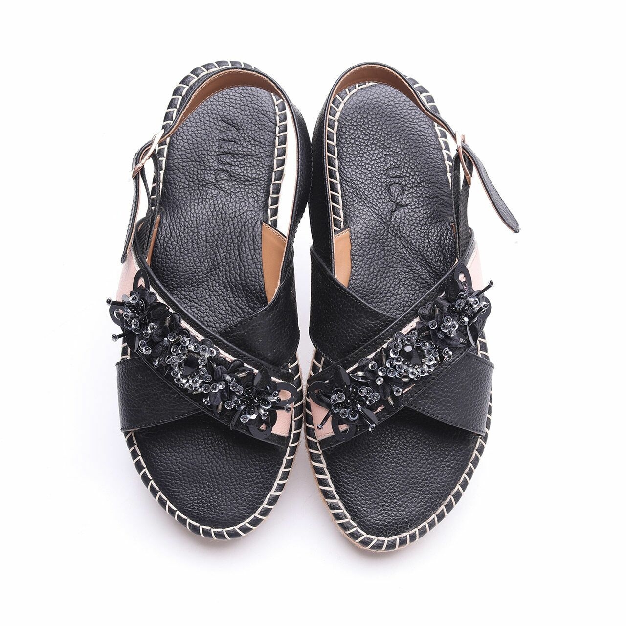 Private Collection Black Sandals