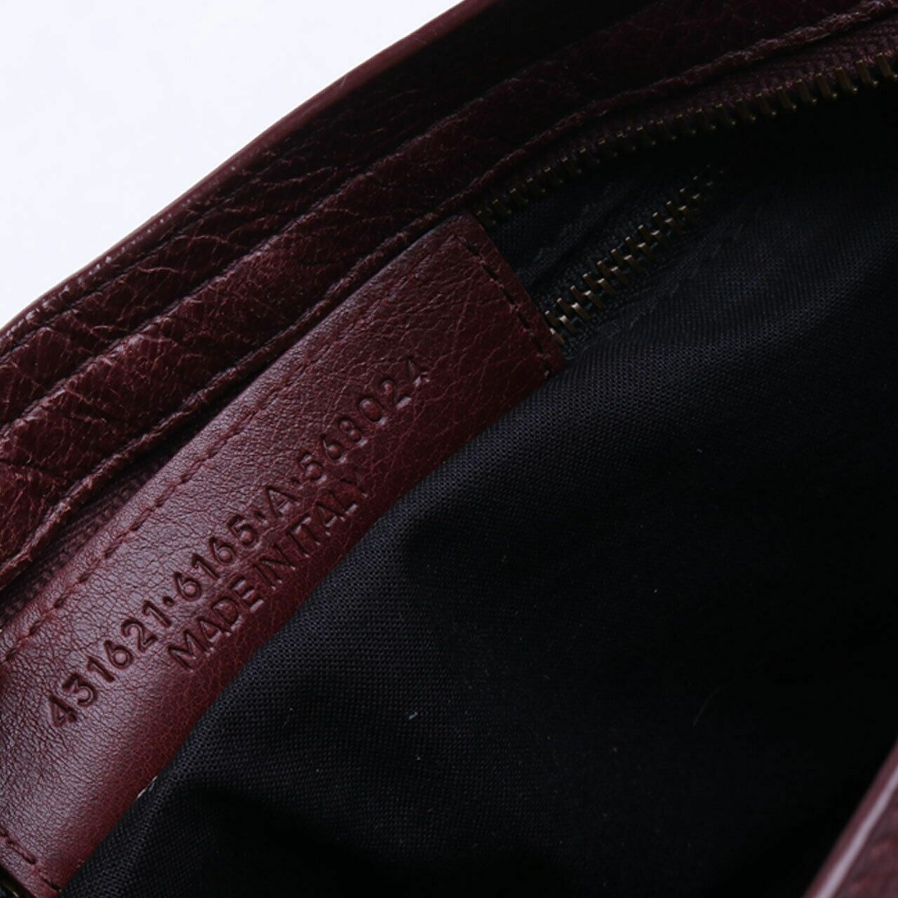 Balenciaga Classic City Small Maroon Satchel Bag