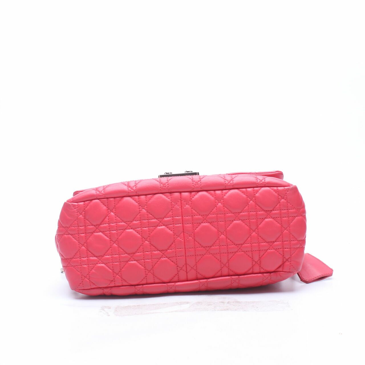 Christian Dior Red Cannage Quilted New Lock Flap Shoulder Bag