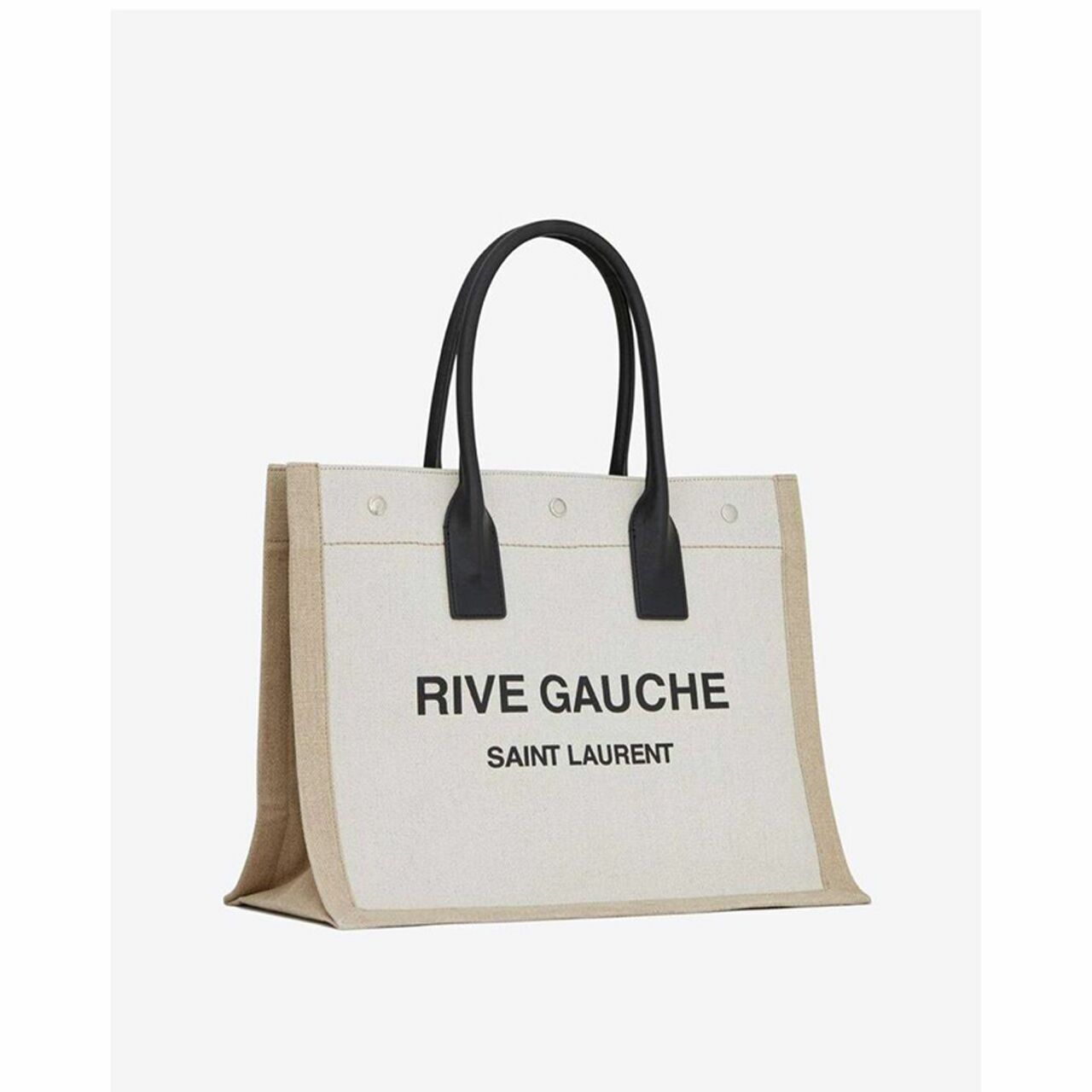 Saint Laurent Rive Gauche Tote Bag In Beige