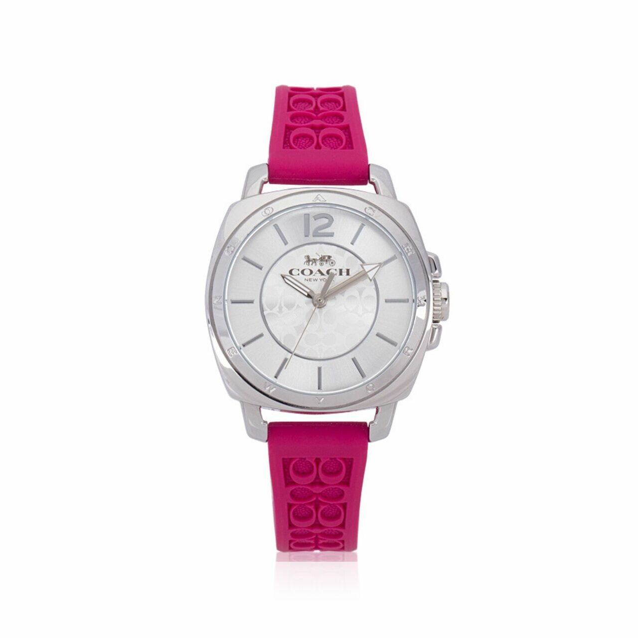 COACH  14503145 Boyfriend Rubber Strap Pink