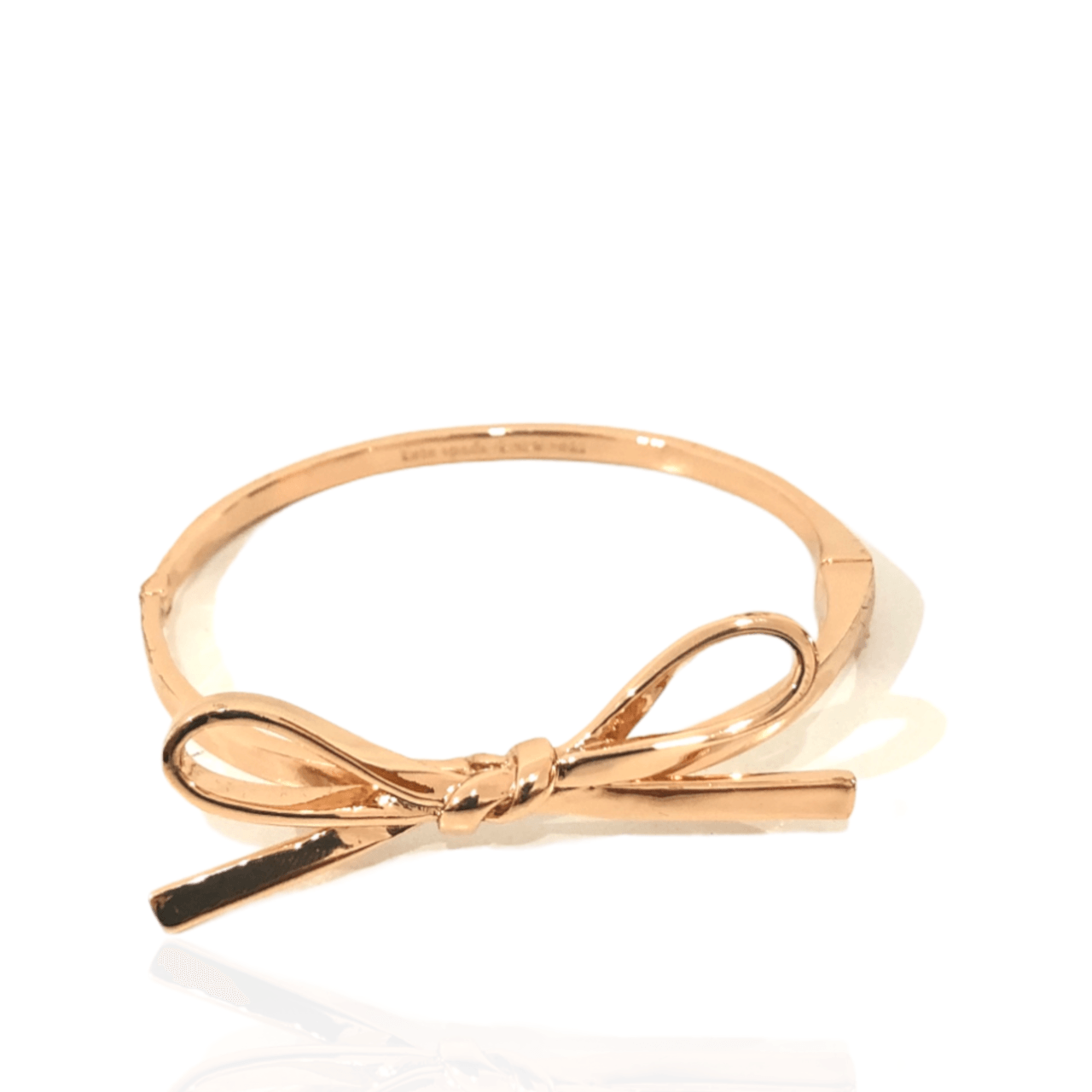 Kate Spade Rose Gold Iconic Ribbon Bracelet