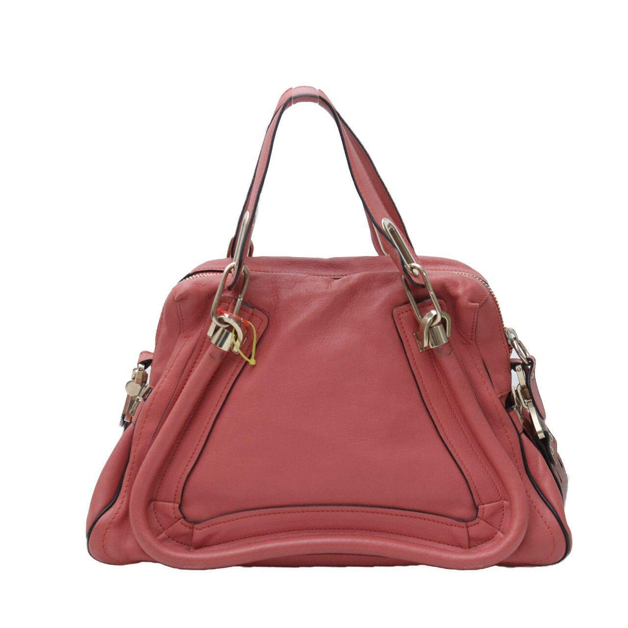 Chloe Pink Coral Paraty Satchel Bag